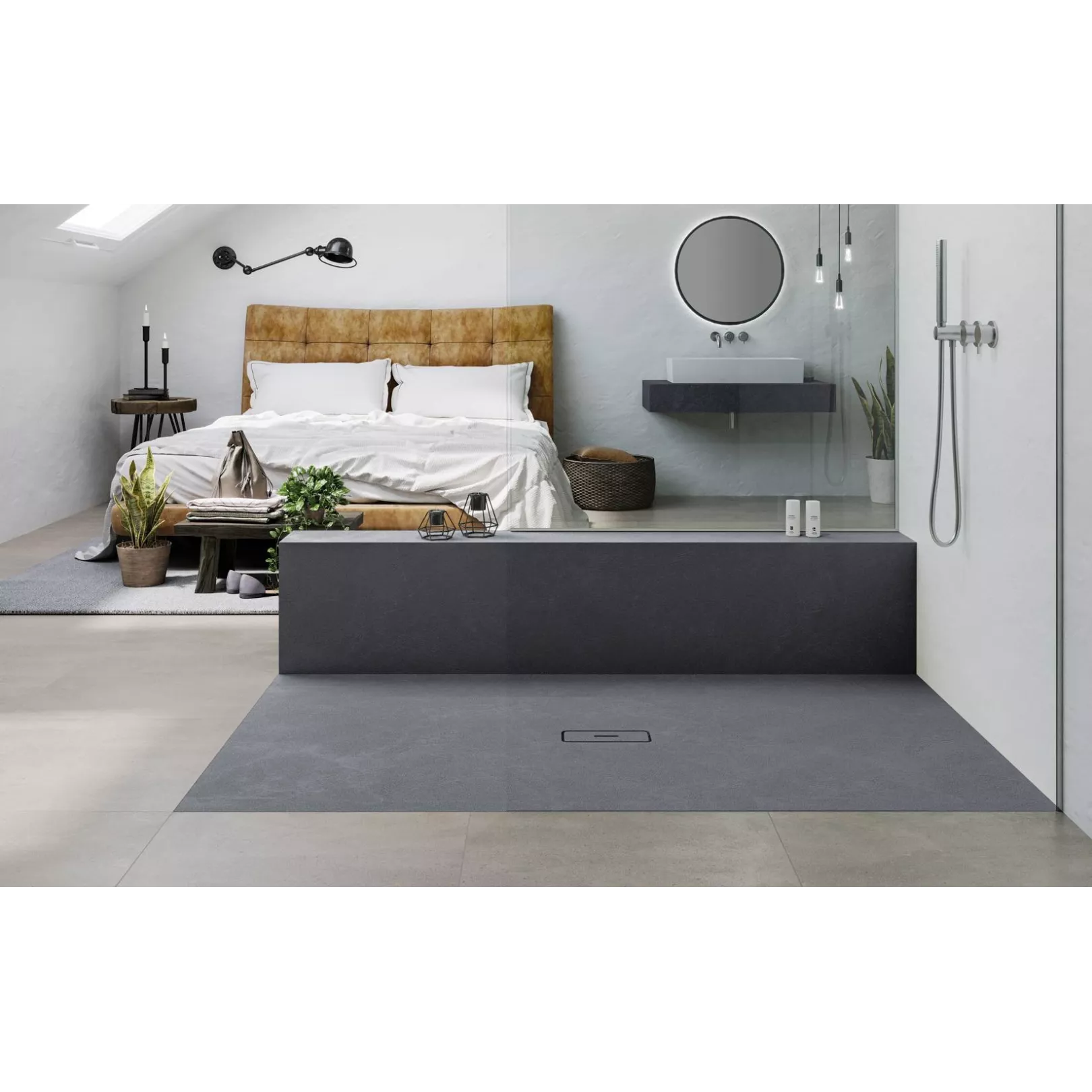 Receveur de douche ARQ 6 coloris, dimensions sur mesures