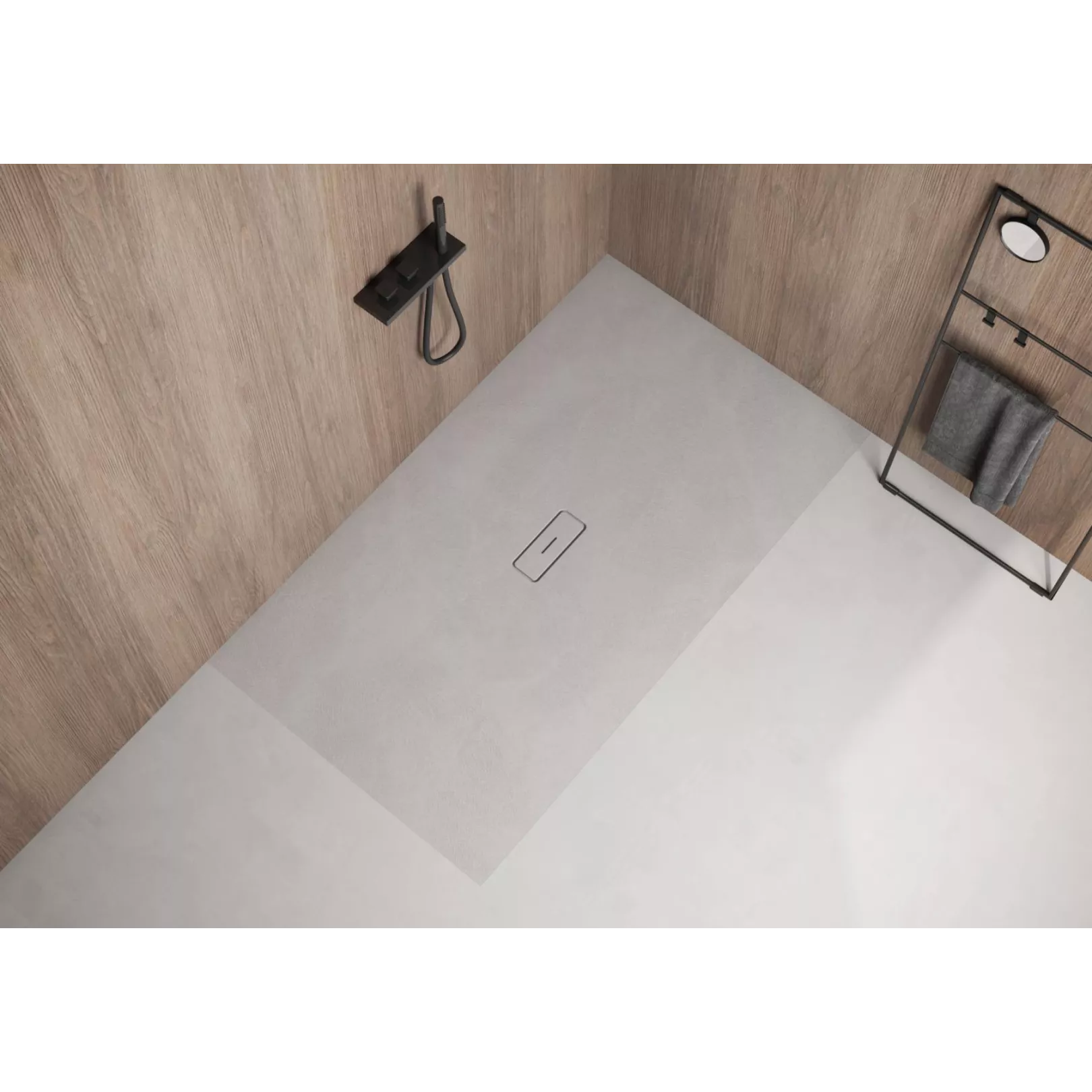 Receveur de douche ARQ 6 coloris, dimensions sur mesures