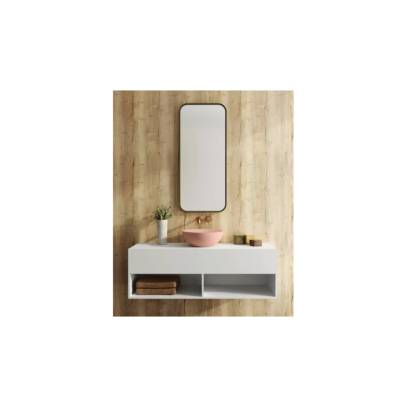 Meuble bain / plan de toilette pour vasque à poser ARTOP