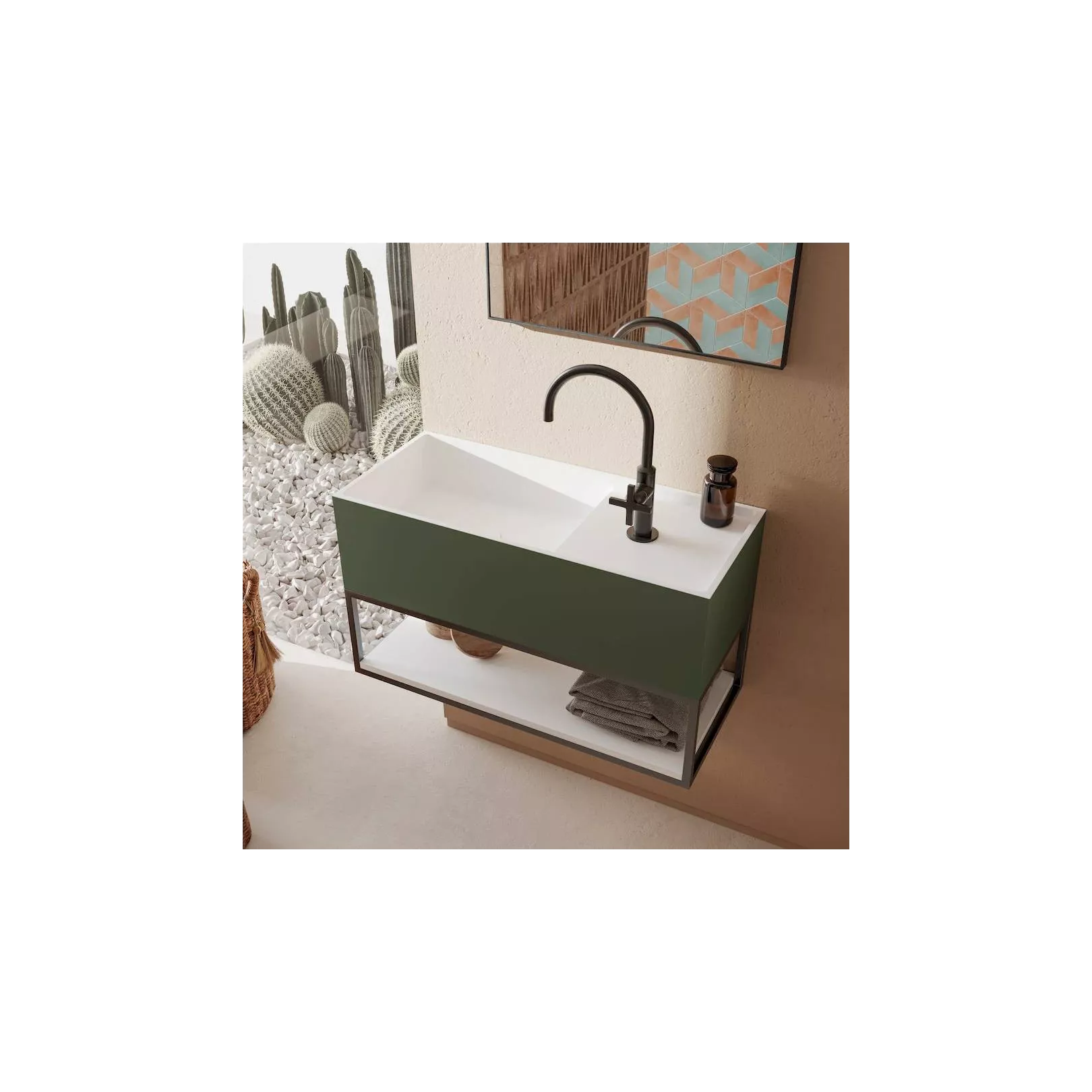 Meuble bain vasque suspendu GUEST