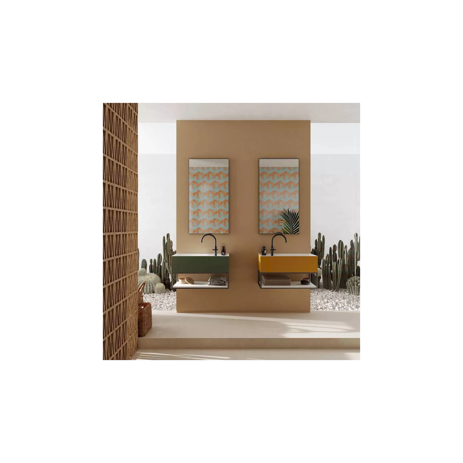 Meuble bain vasque suspendu GUEST