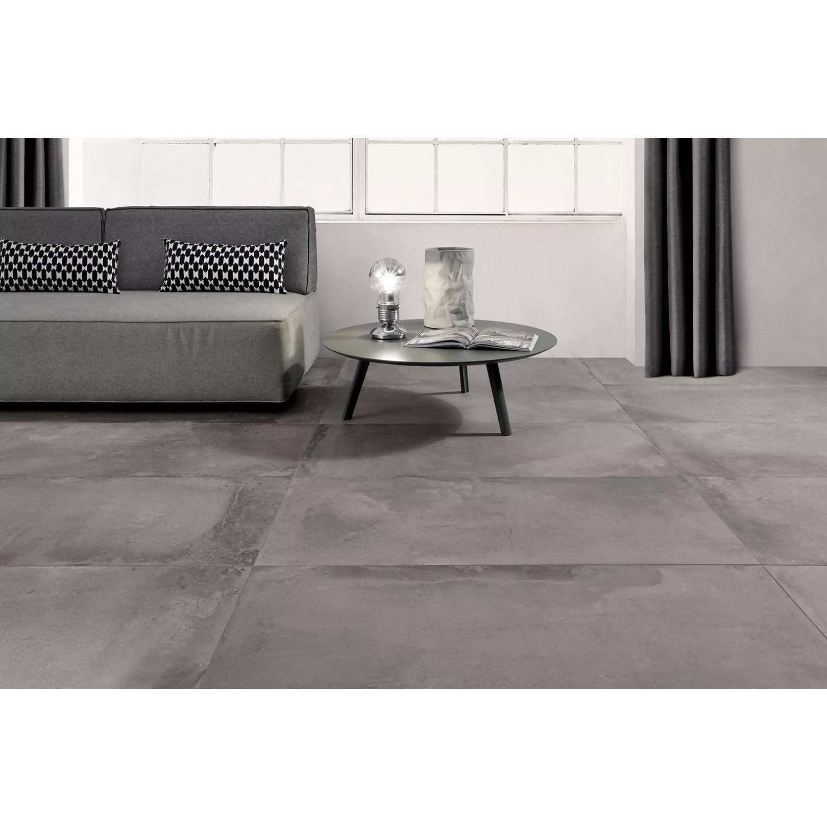 Carrelage grès cérame effet ciment CALCITA