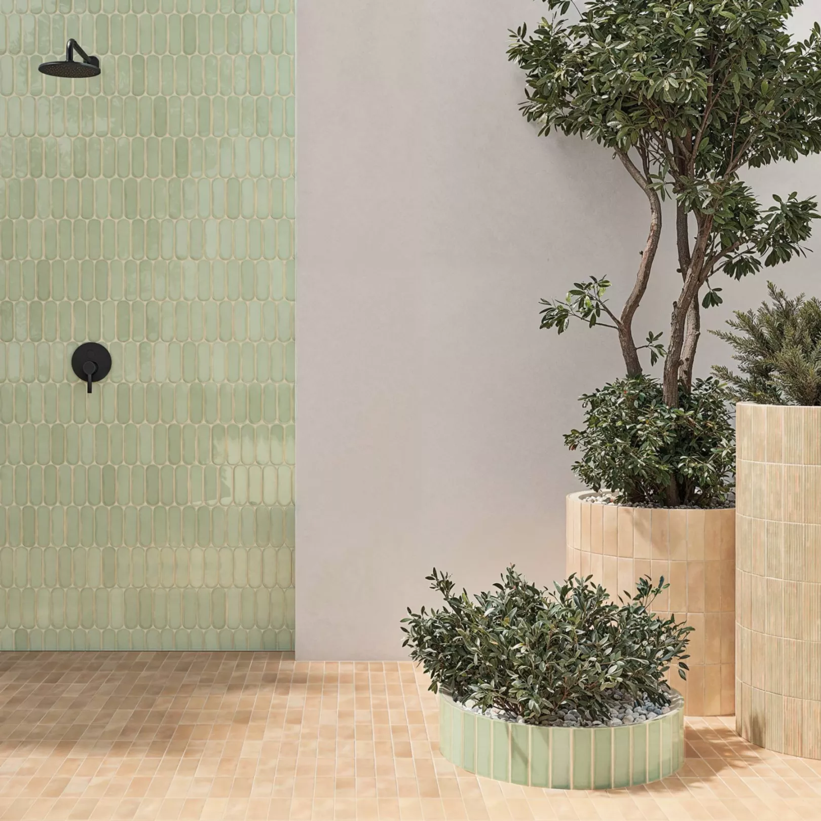 Carrelage grès cérame effet graphique CASABLANCA 