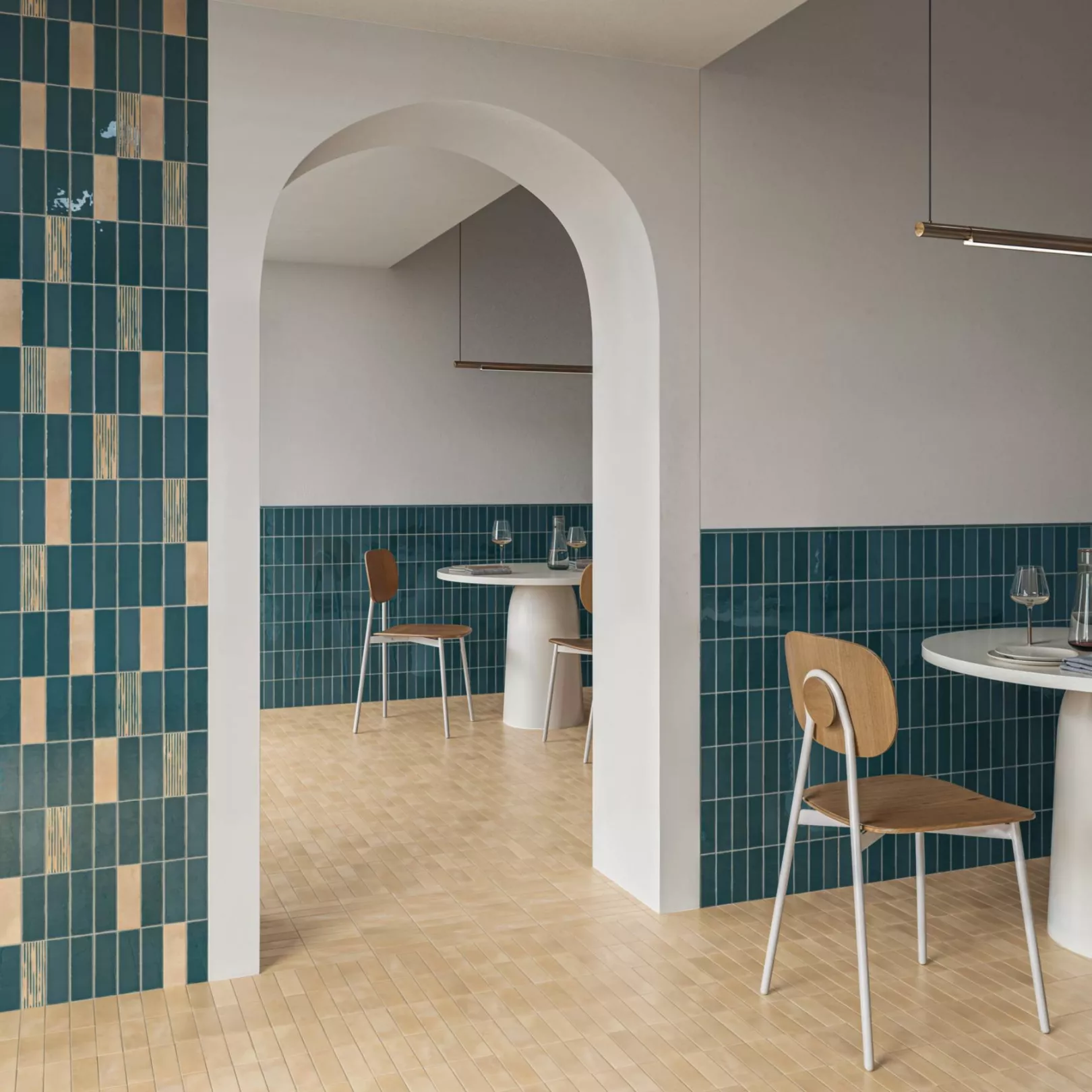 Carrelage grès cérame effet graphique CASABLANCA 
