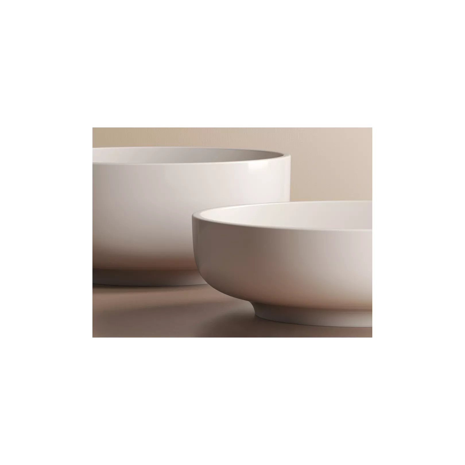 Vasque à poser ronde FONTE Ø45cm Hauteur 13cm