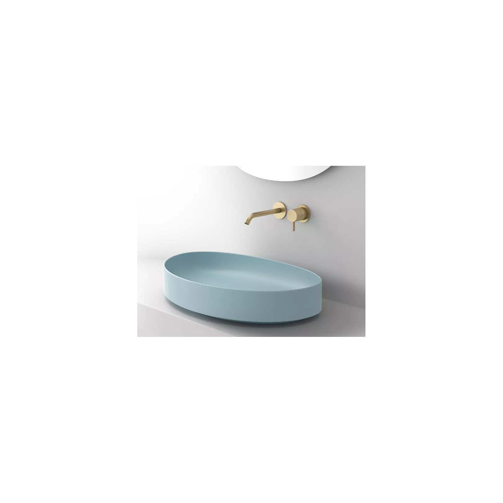 Vasque à poser DROP 65x40cm hauteur 12cm