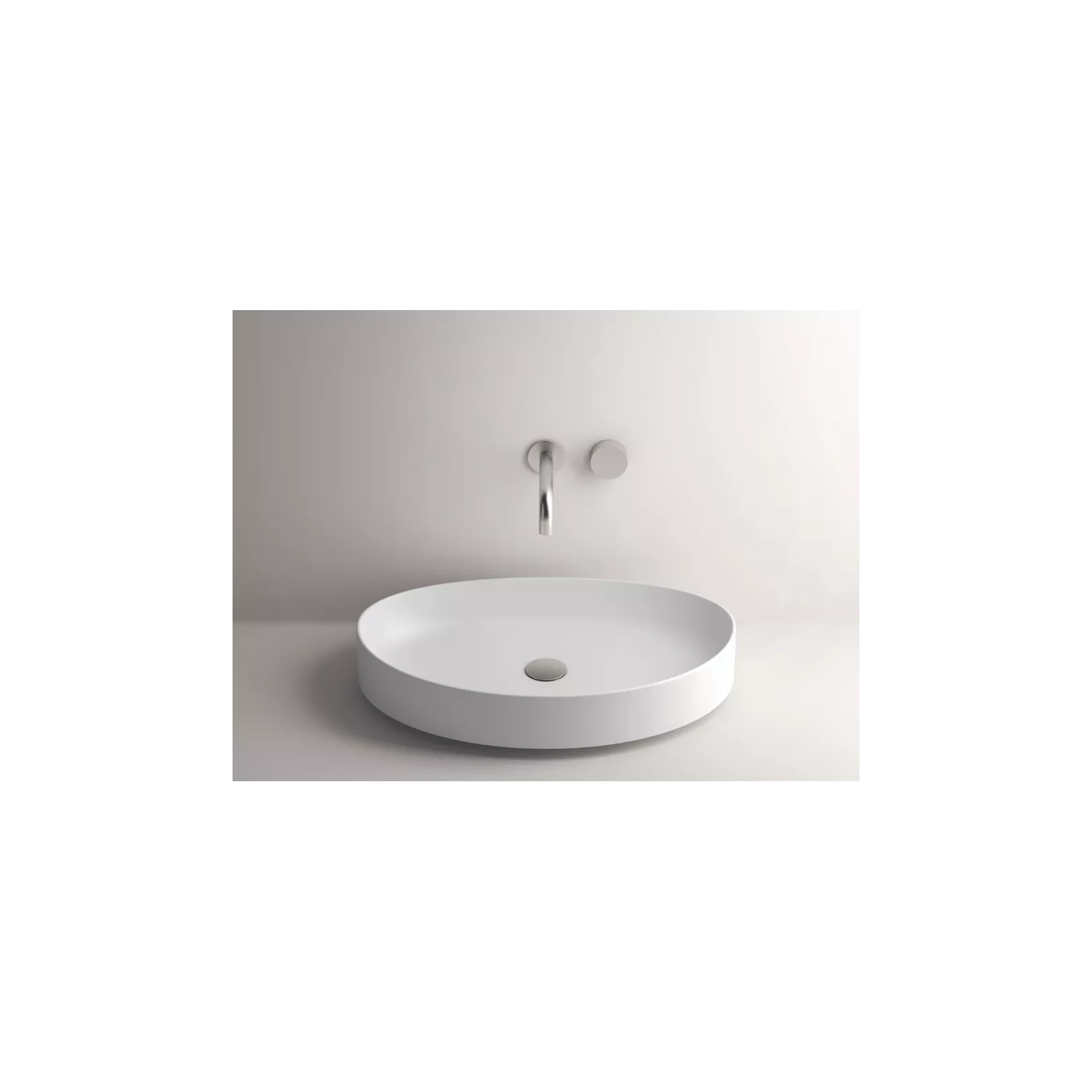 Vasque à poser DROP 65x40cm hauteur 12cm
