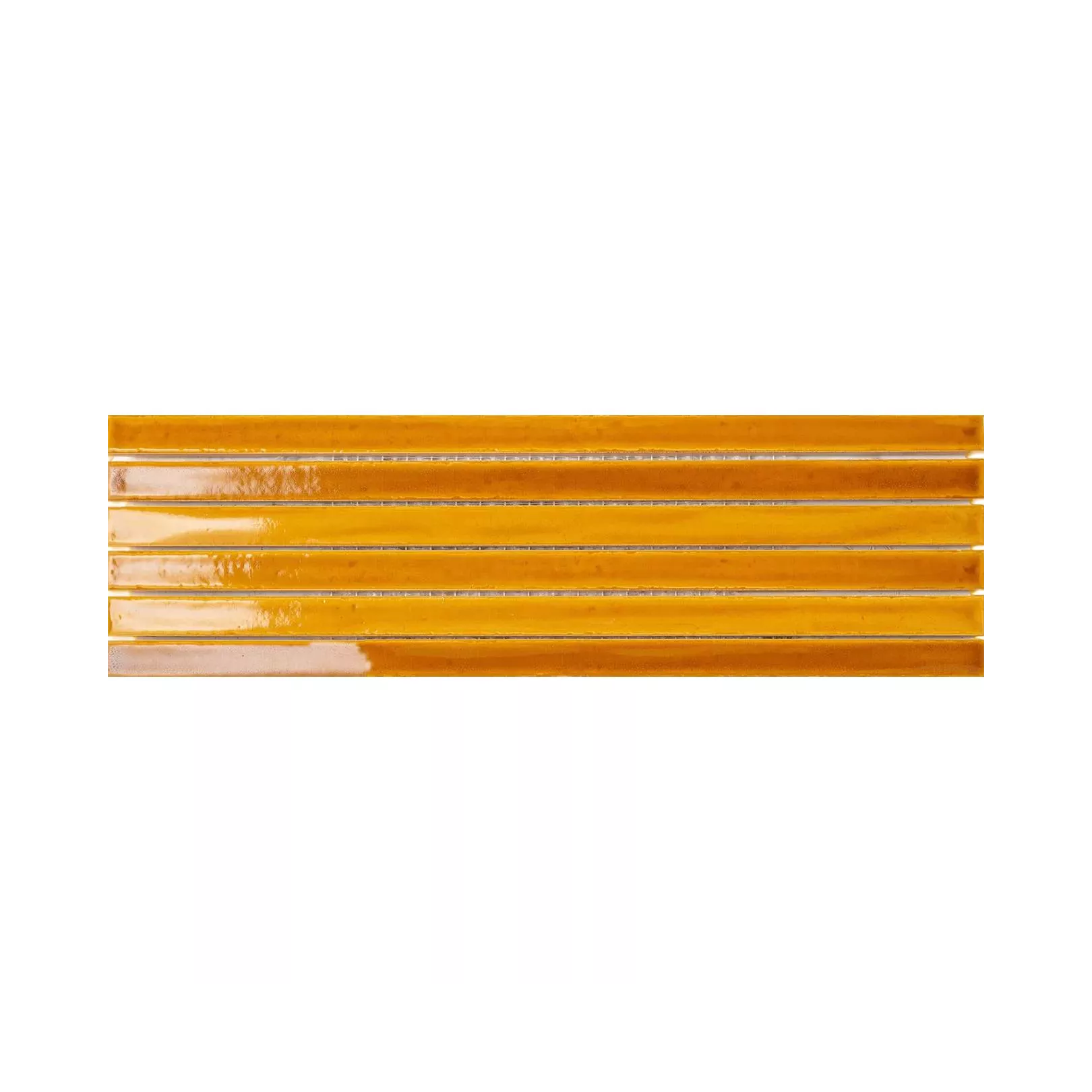 Carrelage mural faïence LONG FINGER  Mustard - Crackle