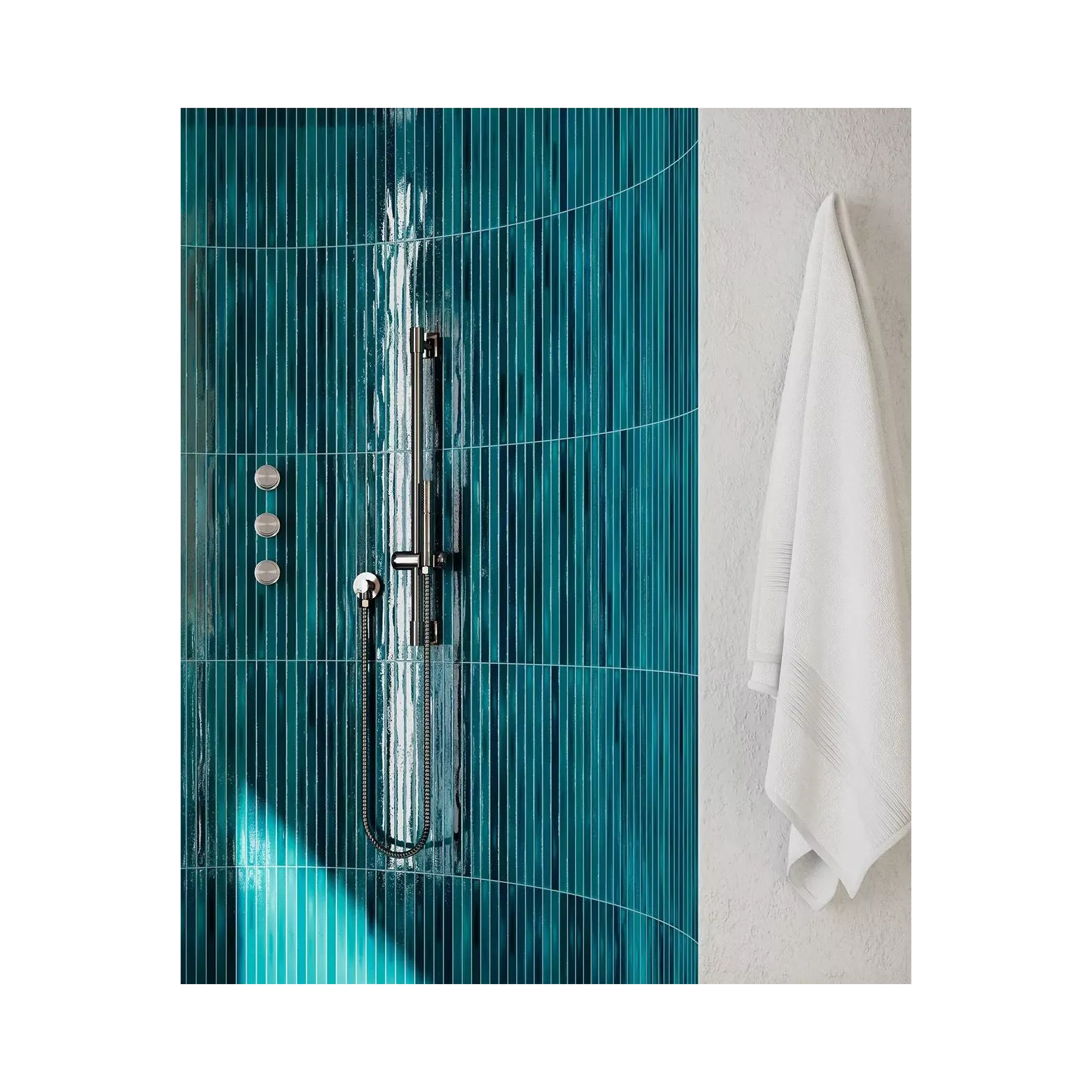 Carrelage mural faïence LONG FINGER  Sapphire - Crackle