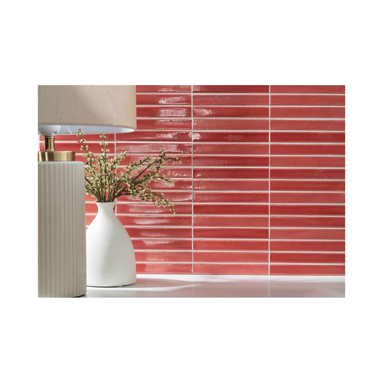 Carrelage mural faïence SHORT FINGER  Wild coralito - Crackle