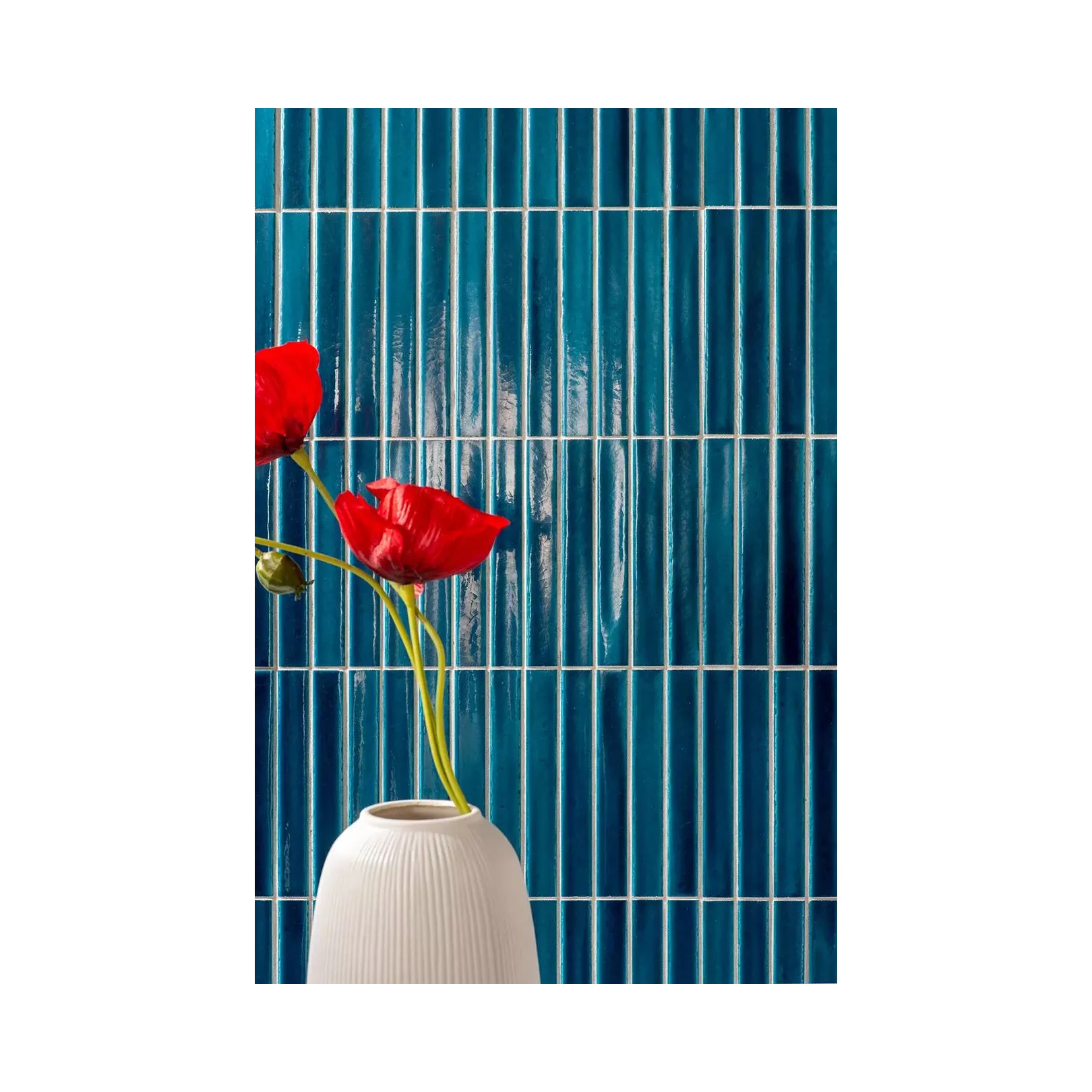 Carrelage mural faïence SHORT FINGER  Sapphire - Crackle