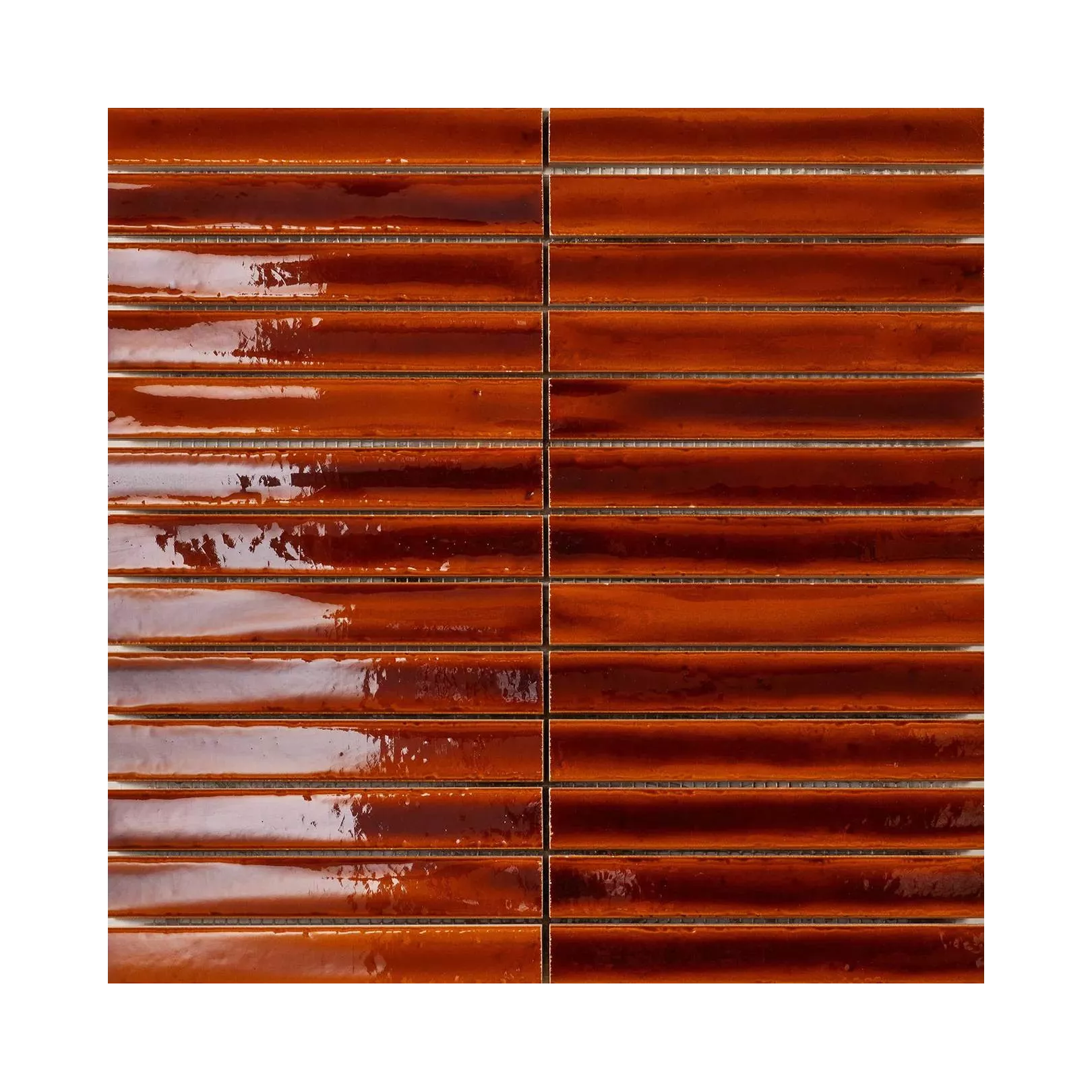 Carrelage mural faïence SHORT FINGER  Honey - Crackle