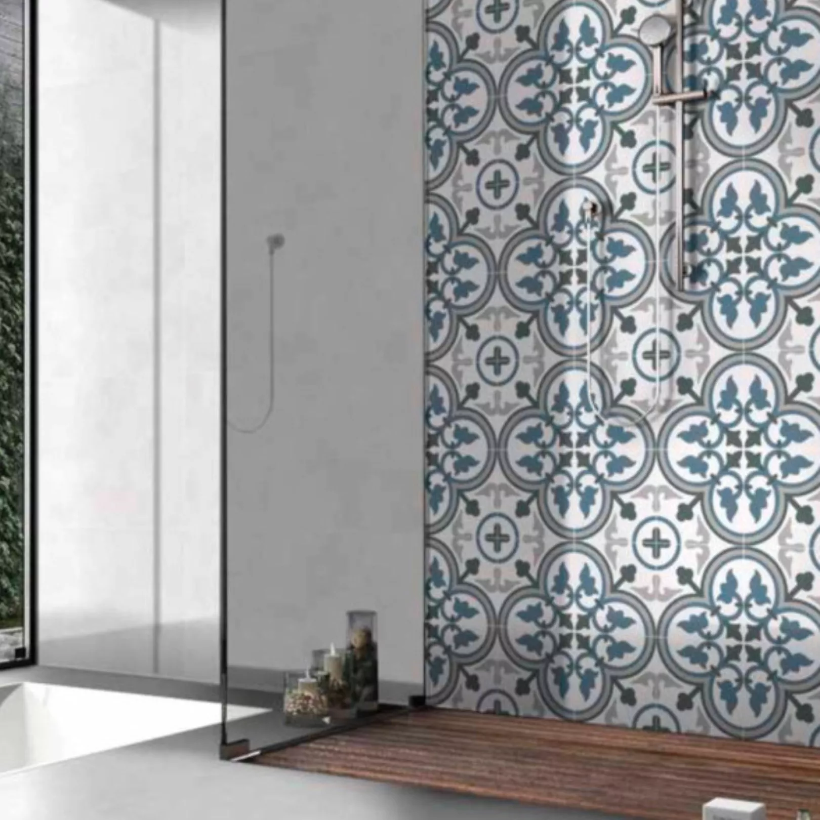 Carrelage gres cerame effet carreau ciment VALENCIA SOROLLA