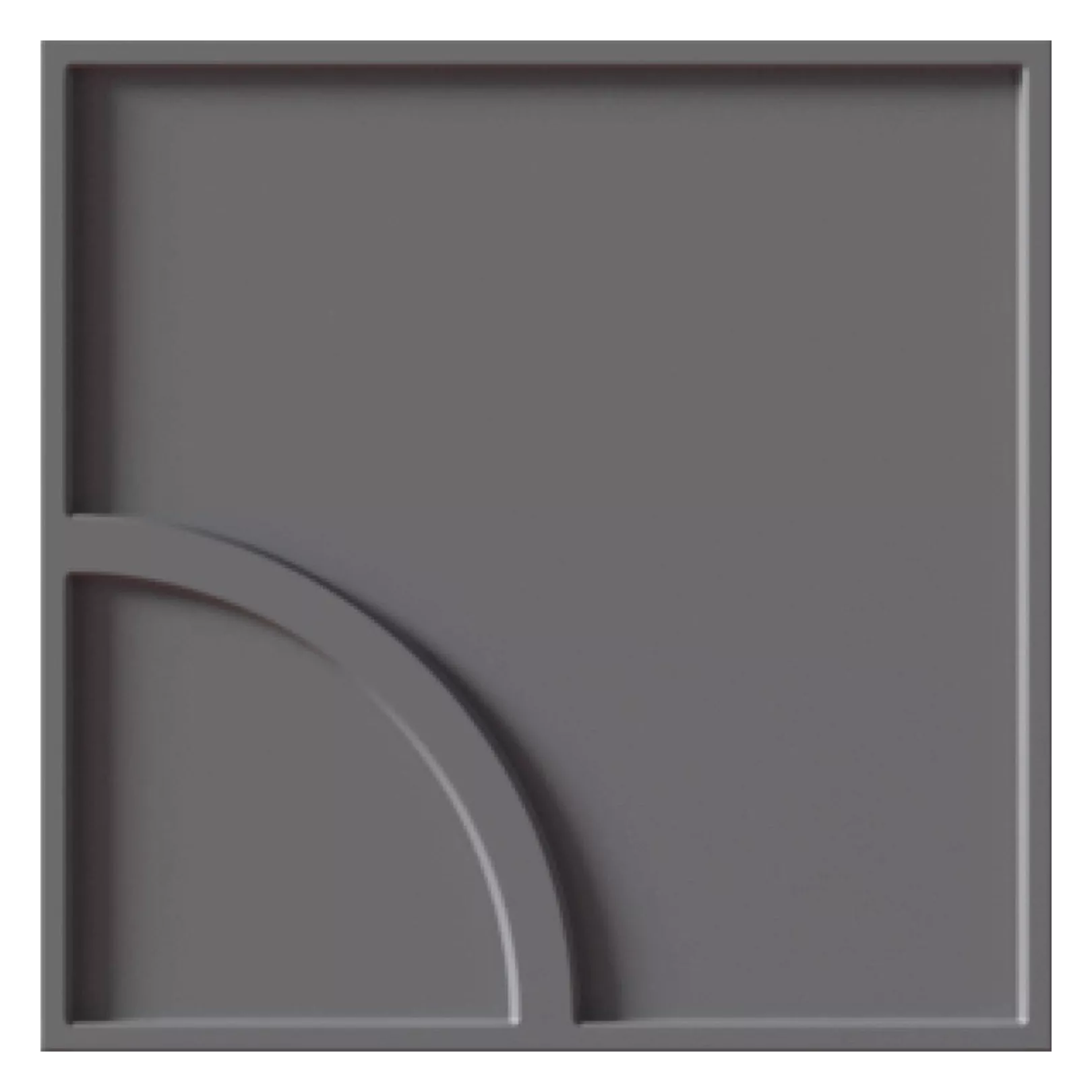Carrelage mural faïence effet graphique WAYS Couleurs:Mud Finition (relief):CURVE