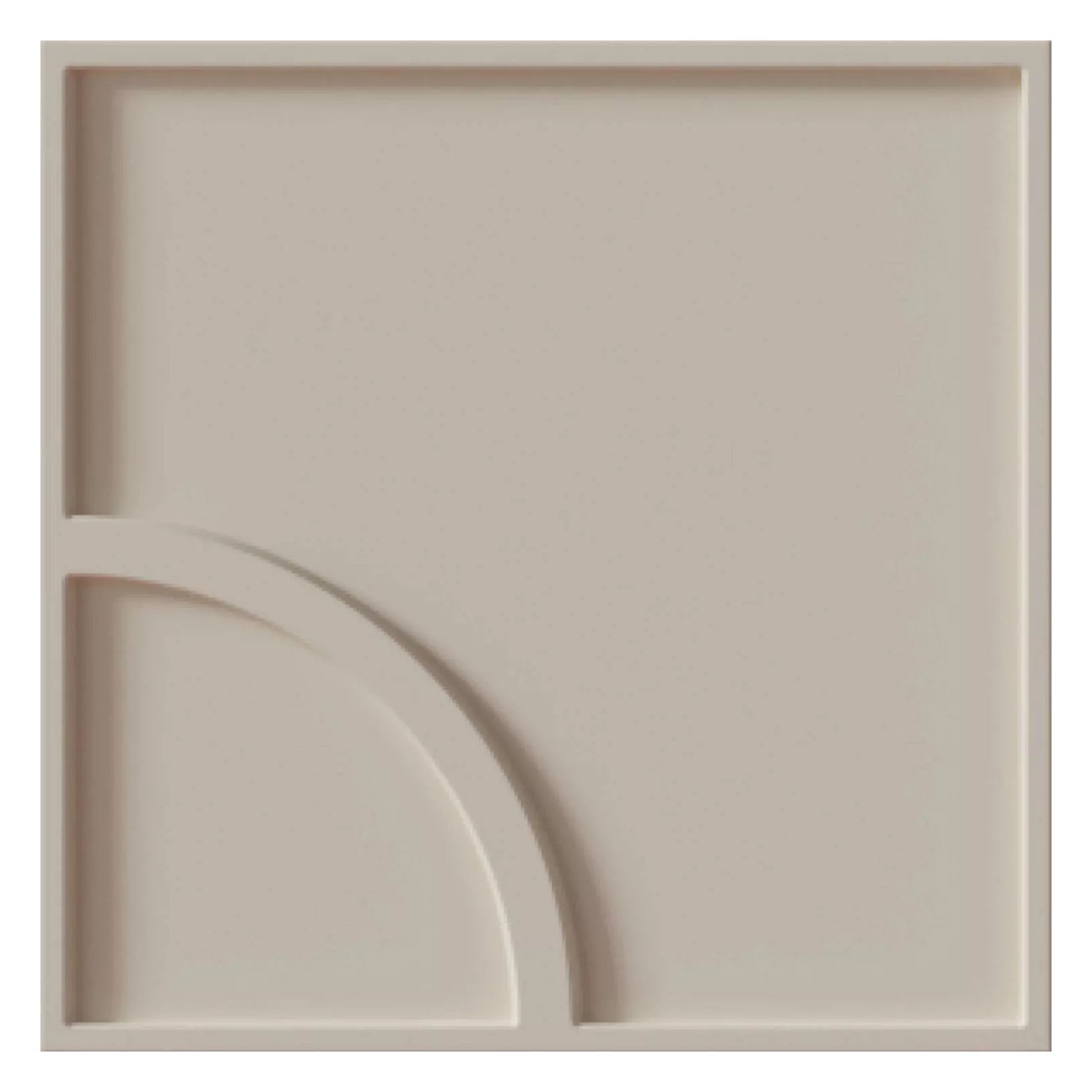 Carrelage mural faïence effet graphique WAYS Couleurs:Sand Finition (relief):CURVE