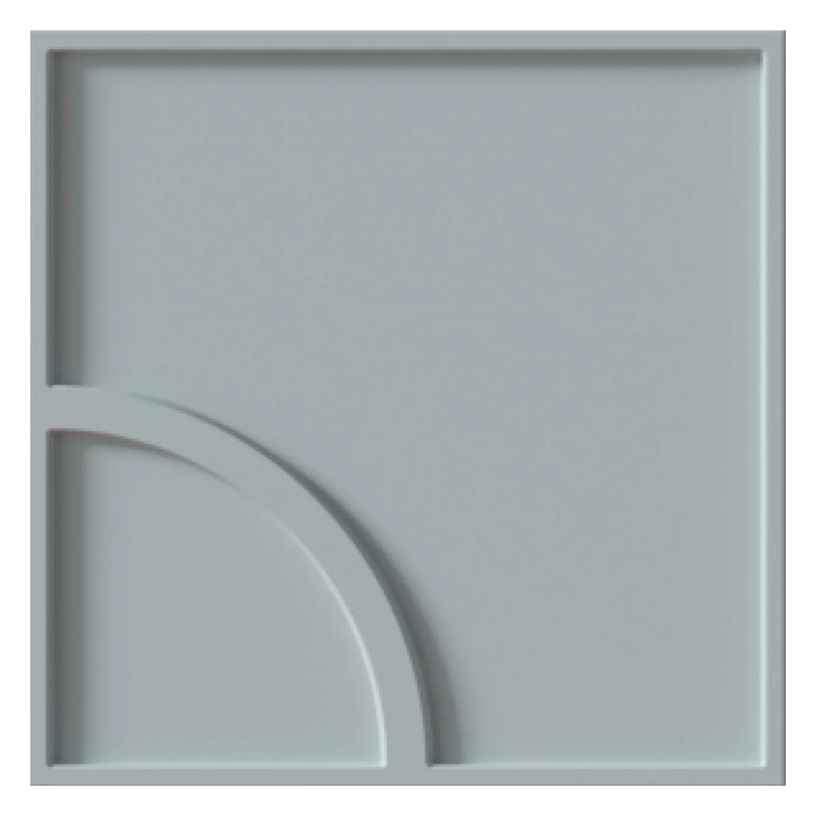 Carrelage mural faïence effet graphique WAYS Couleurs:Azure Finition (relief):CURVE