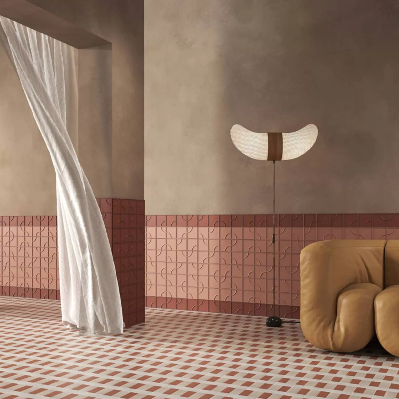 Carrelage mural faïence effet graphique WAYS