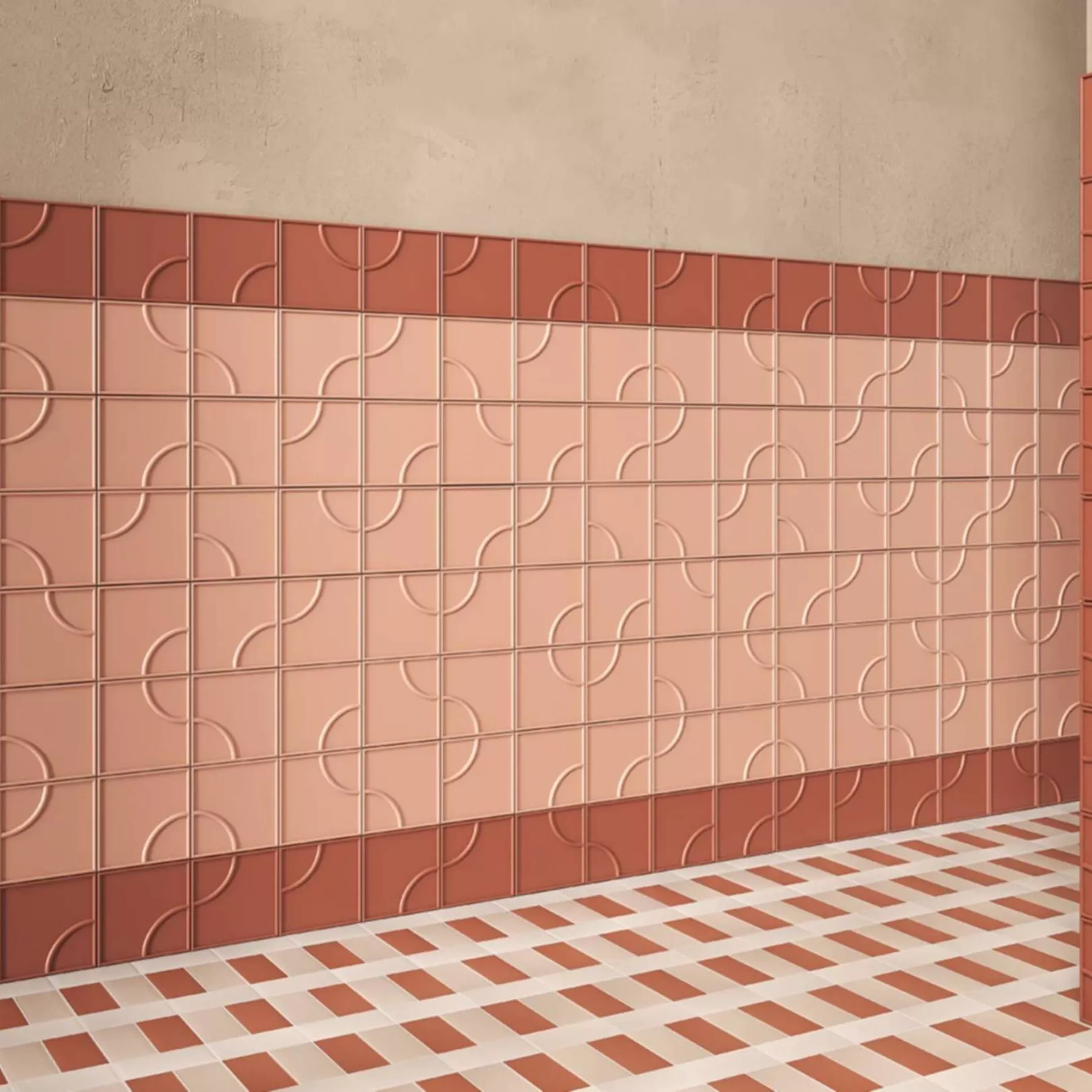 Carrelage mural faïence effet graphique WAYS