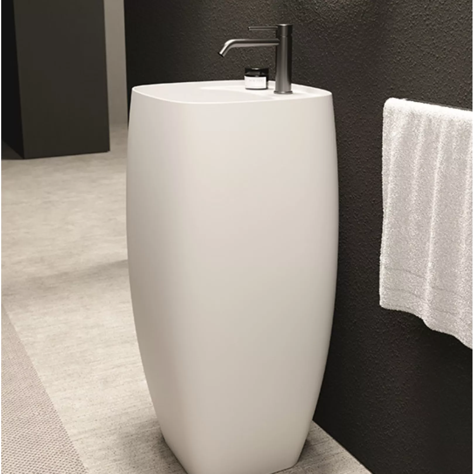 Lavabo colonne Nur Freestanding Plan