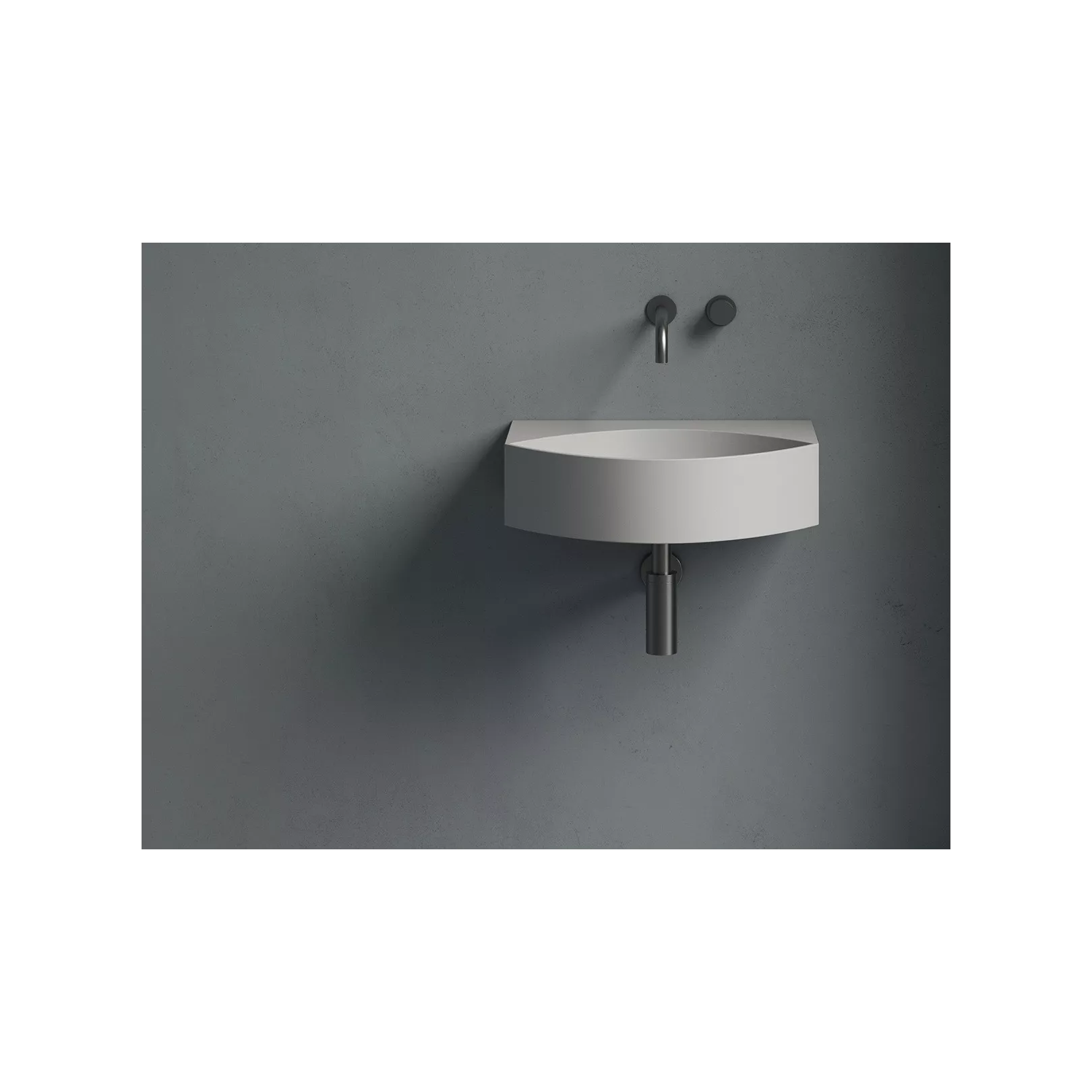 Vasque murale ovale OCCHIO 50x40 Hauteur 13cm     