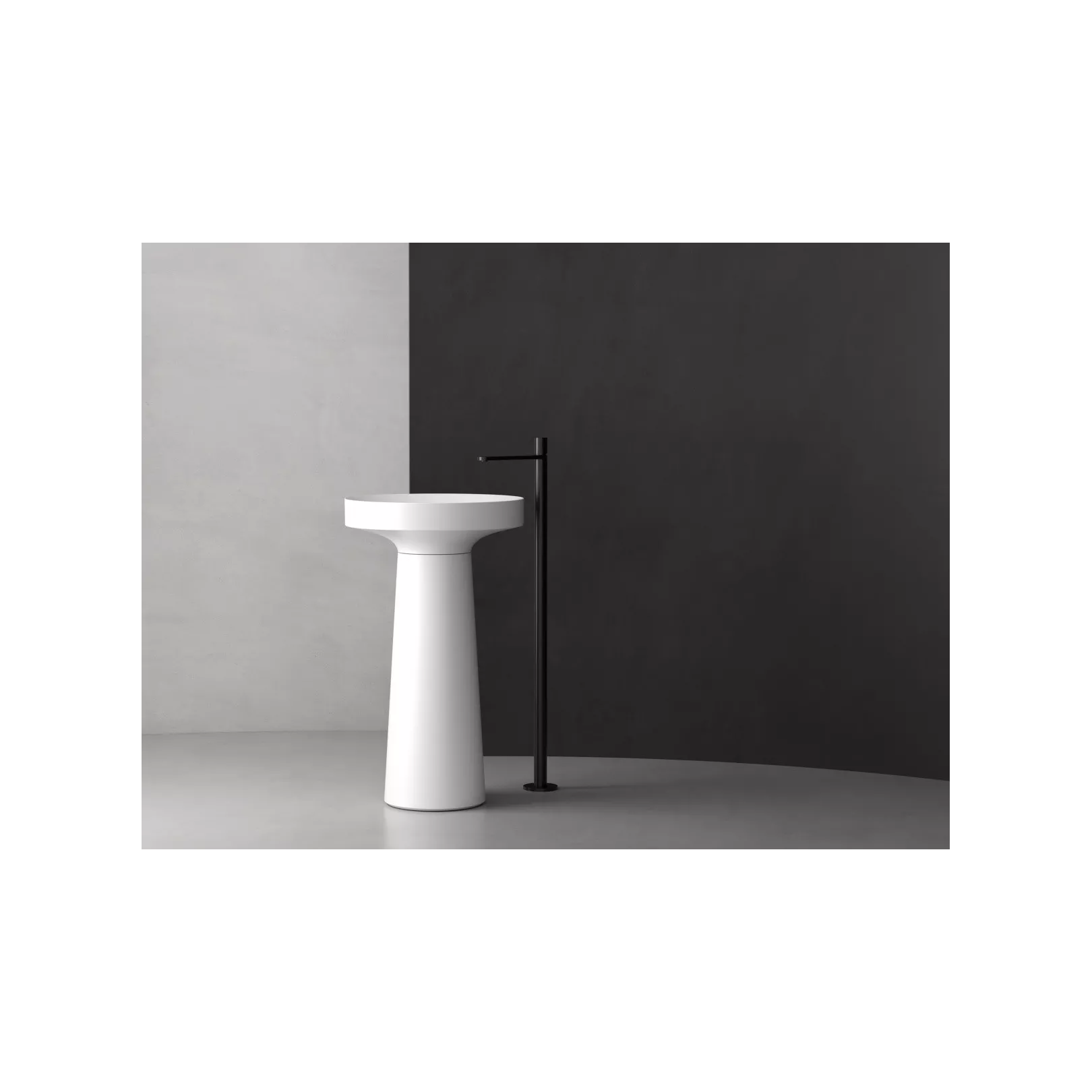 copy of Vasque murale ovale OCCHIO 50x40 Hauteur 13cm     