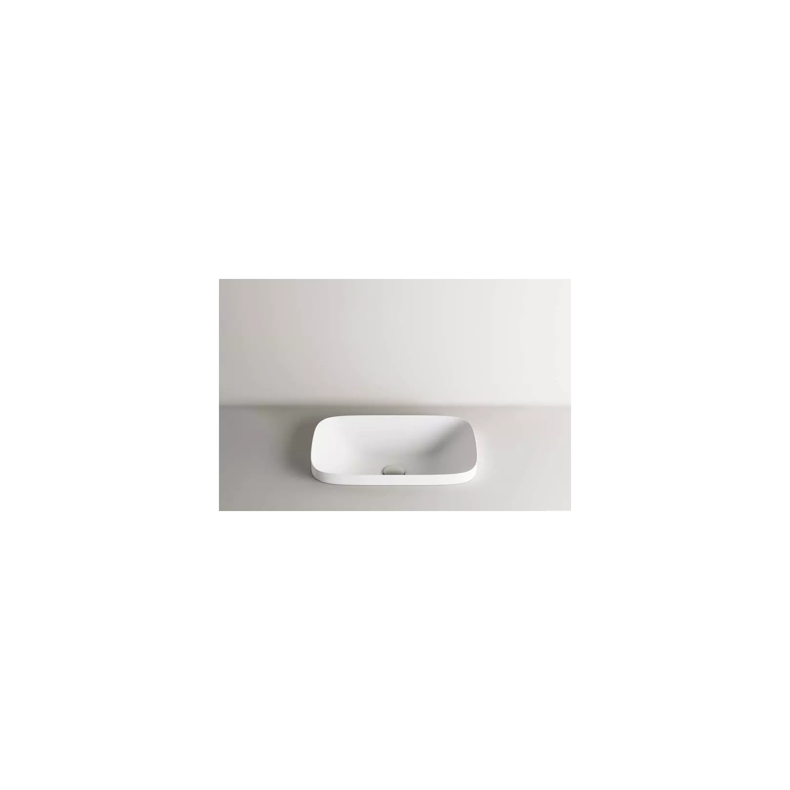 Vasque à encastrer ALVEO 55x34cm Hauteur 4cm