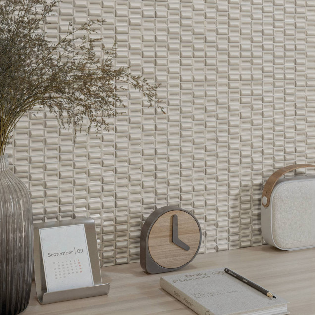 Carrelage mural faience 3D BARS