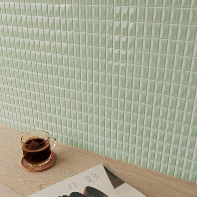 Carrelage mural faience 3D BARS