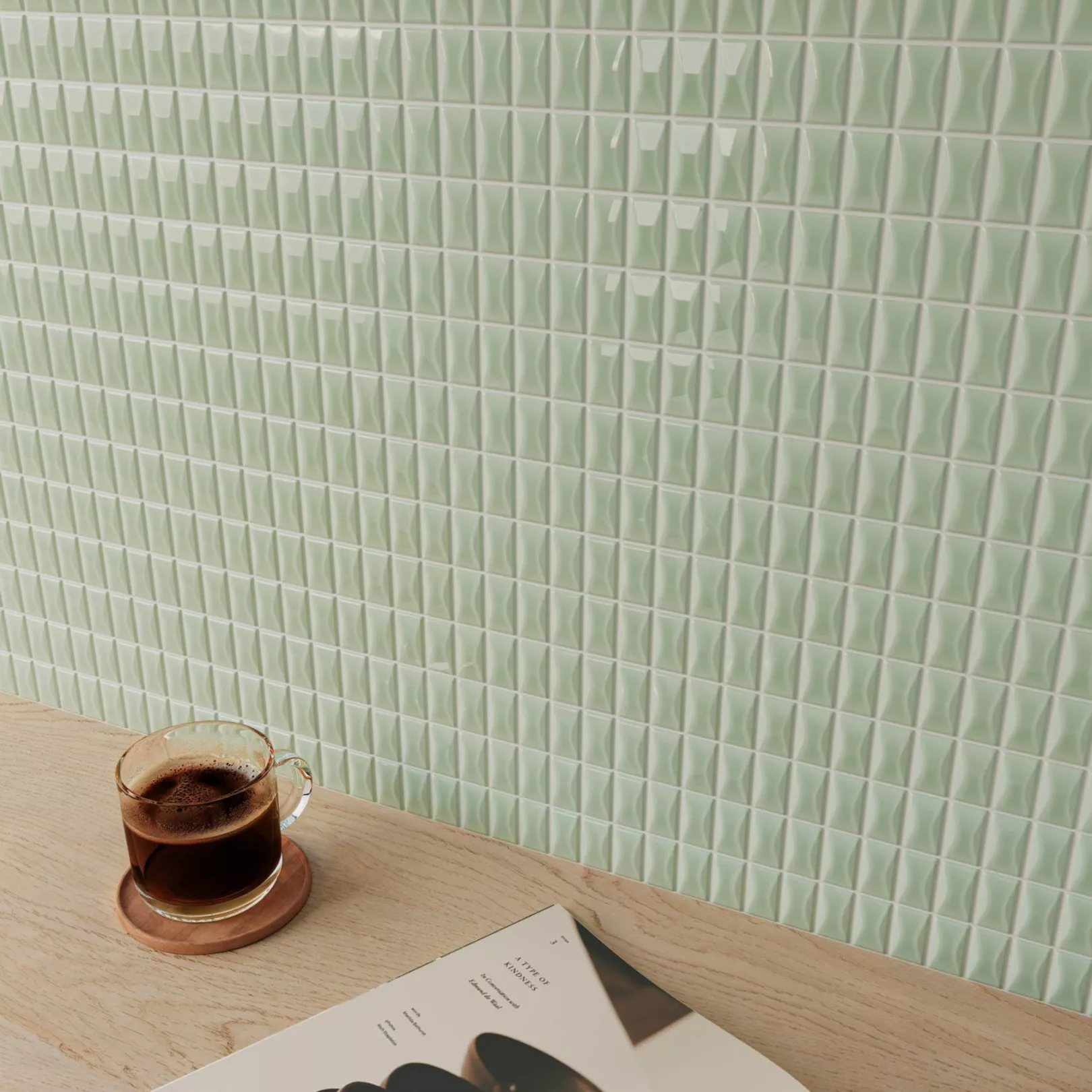 Carrelage mural faience 3D BARS