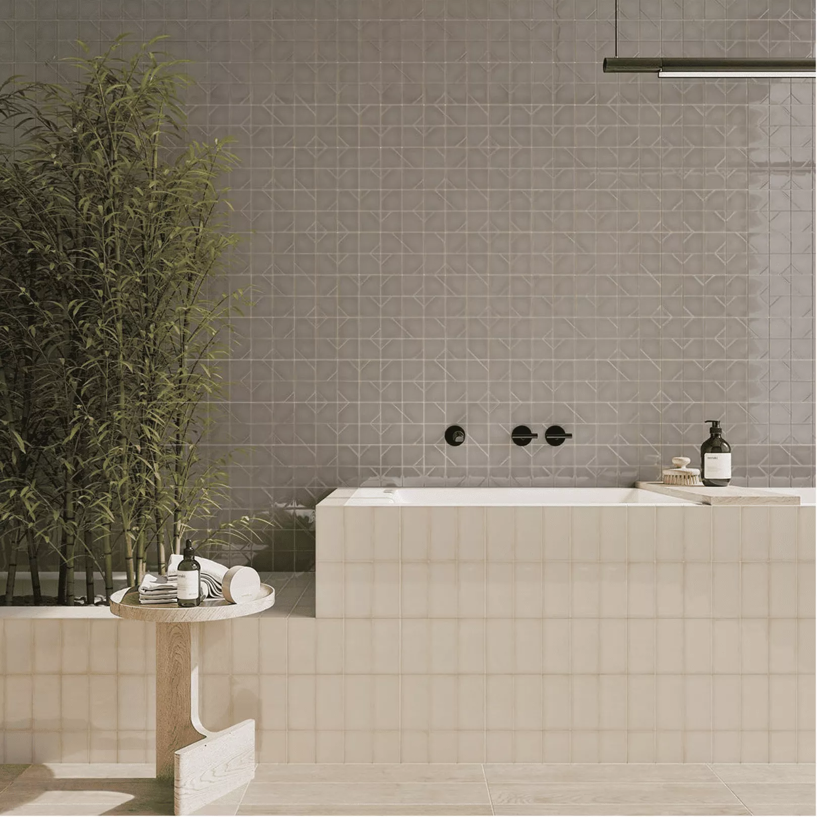 Carrelage mural faience effet graphique YOKO