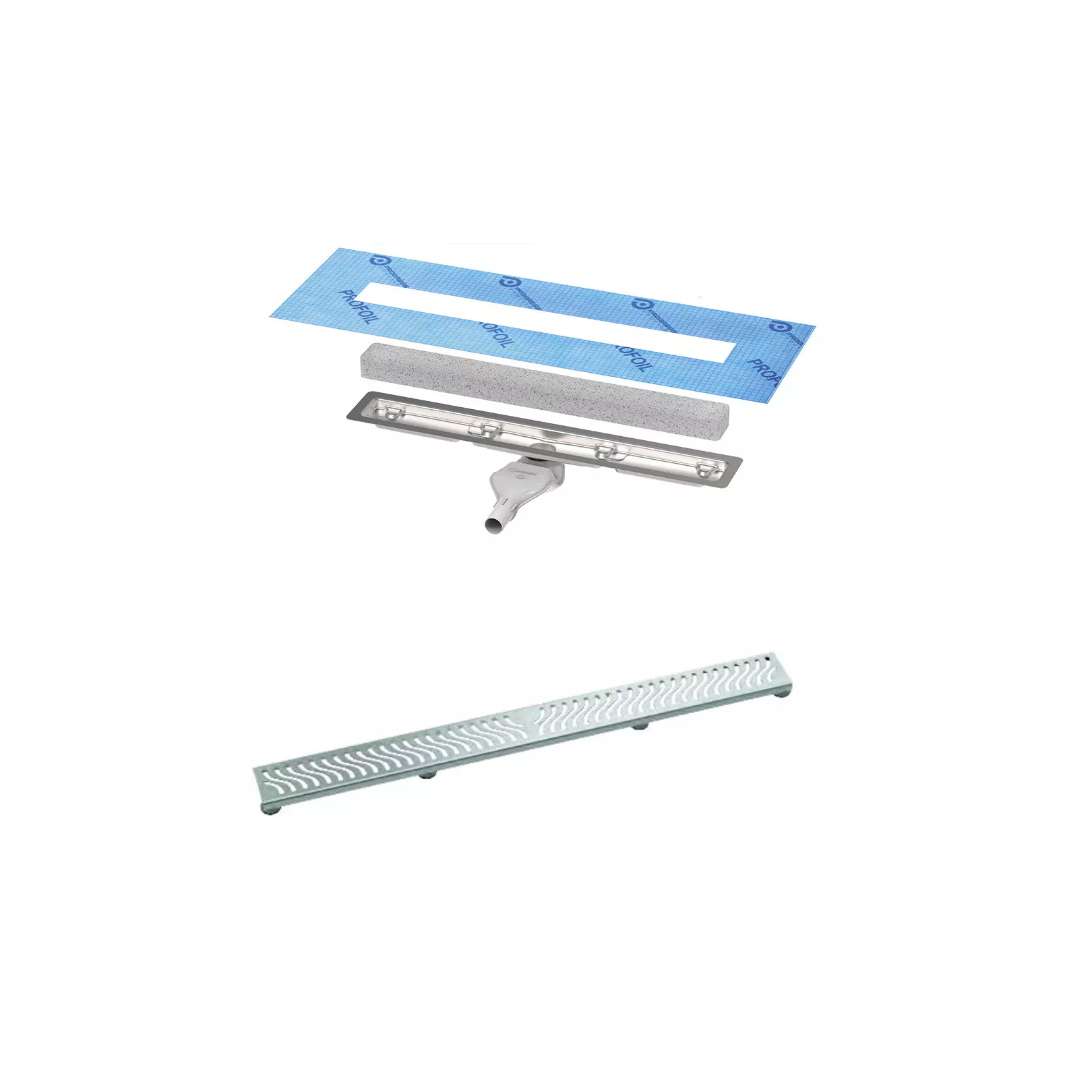 Grille en inox poli
