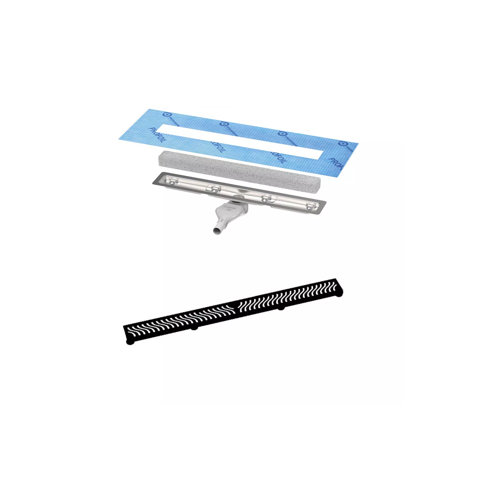 Grille en inox noir