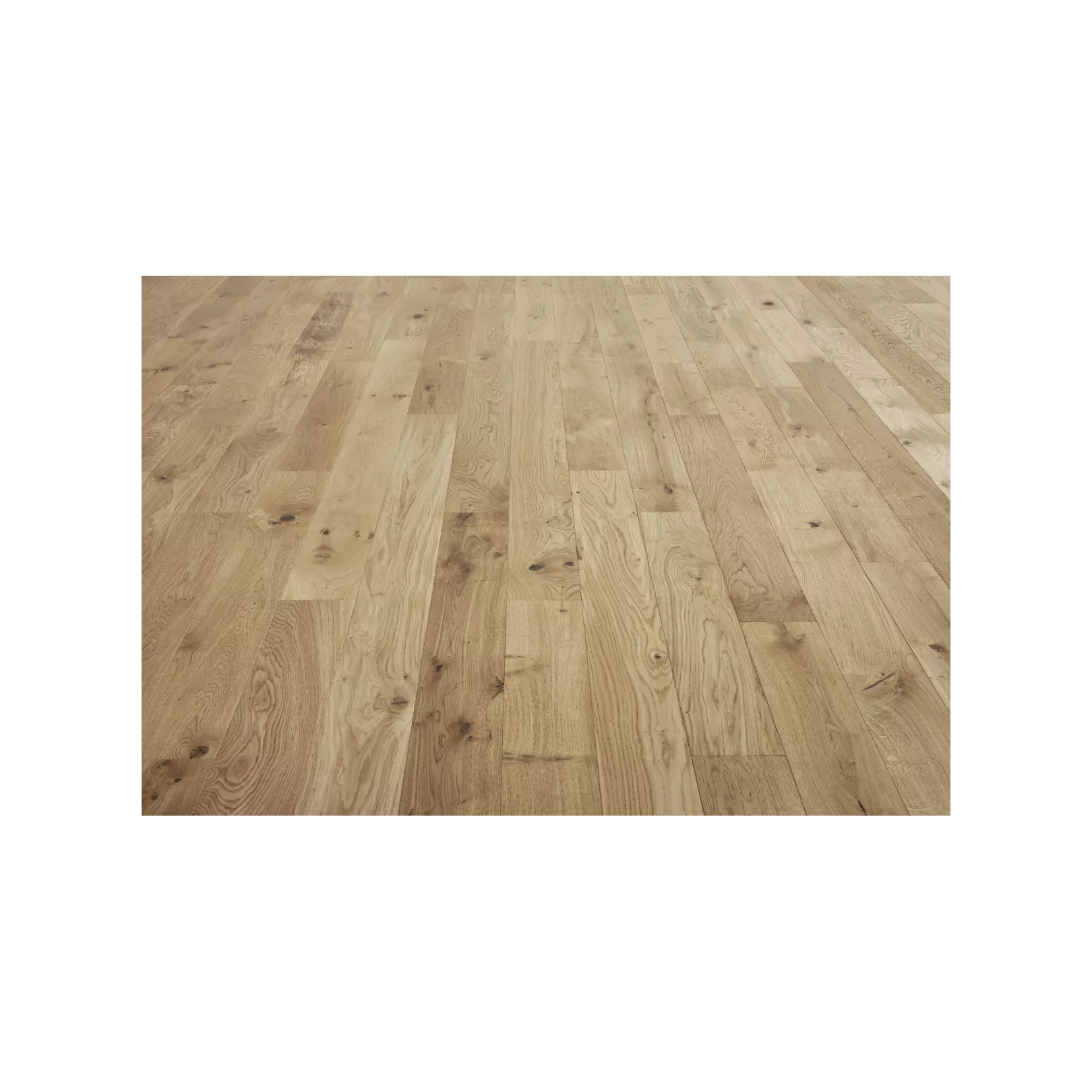 Parquet chêne CAMARET semi-massif, Brossé, Vernis mat