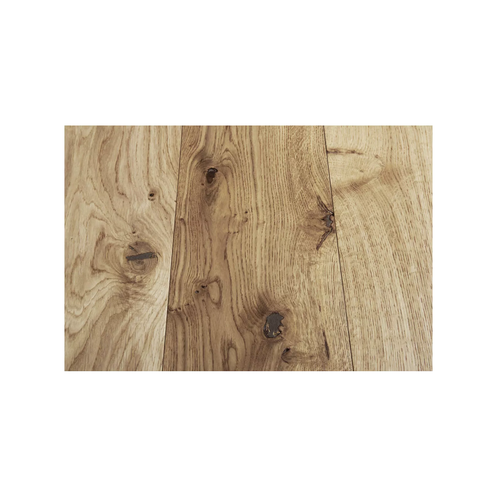 Parquet chêne CAMARET semi-massif, Brossé, Vernis mat