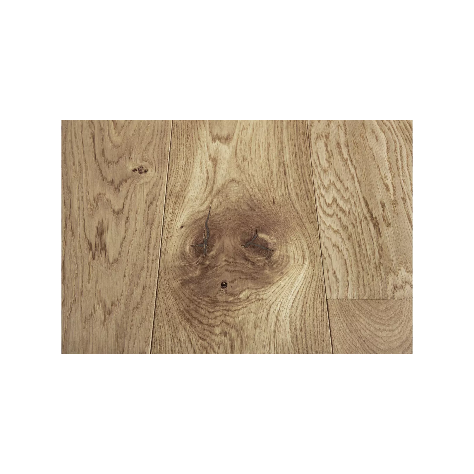 Parquet chêne CAMARET semi-massif, Brossé, Vernis mat