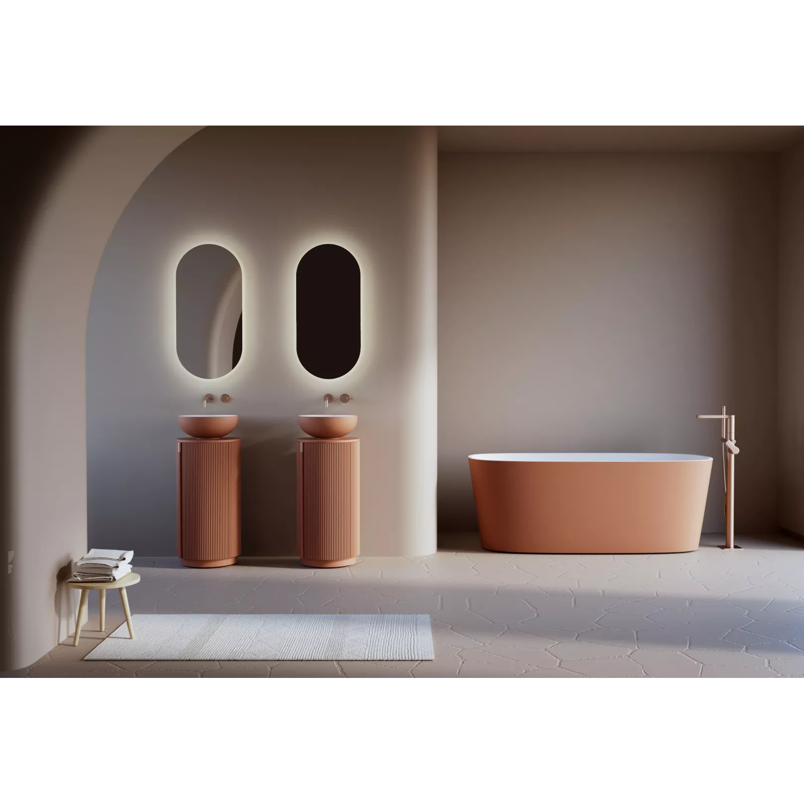 Meuble bain colonne TOTEM