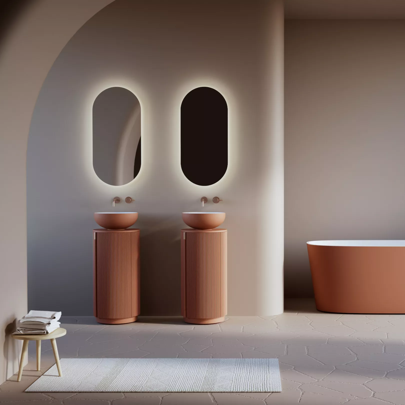 Meuble bain colonne TOTEM