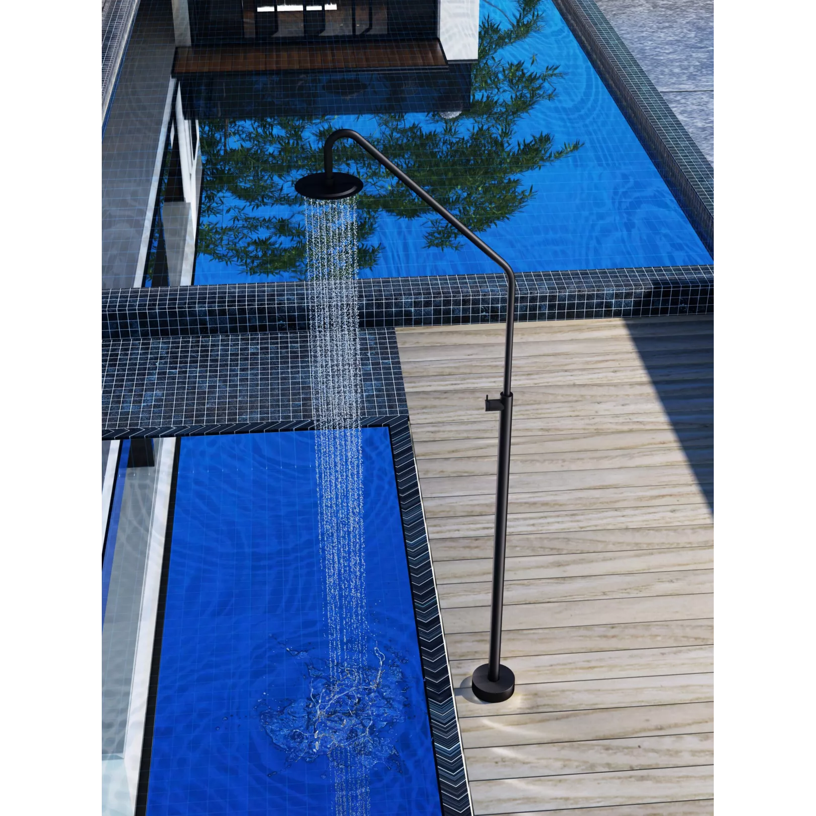 Colonne de douche d'extérieur monofluide HONOLULU