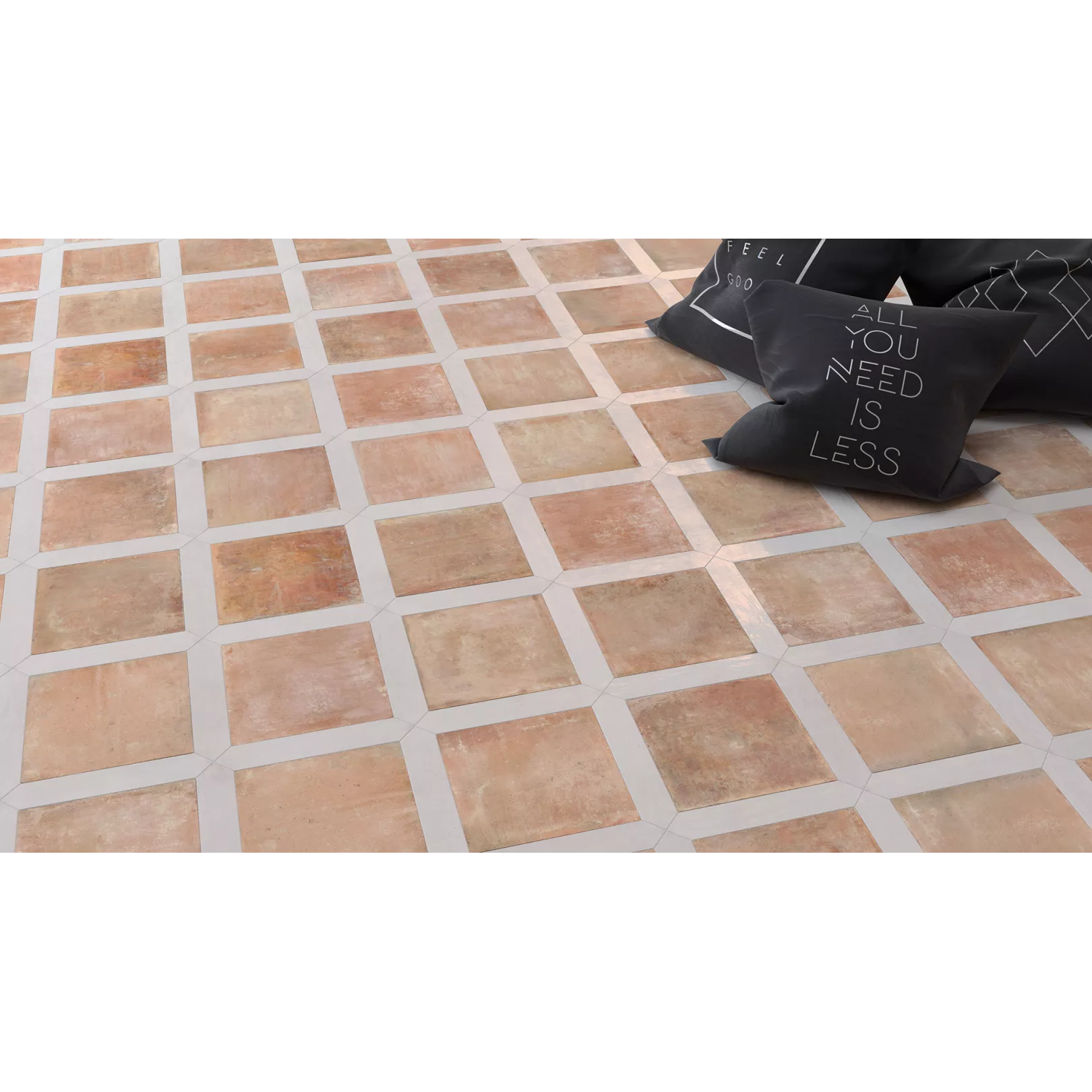 Carrelage grès cérame effet terre cuite CHATEAU