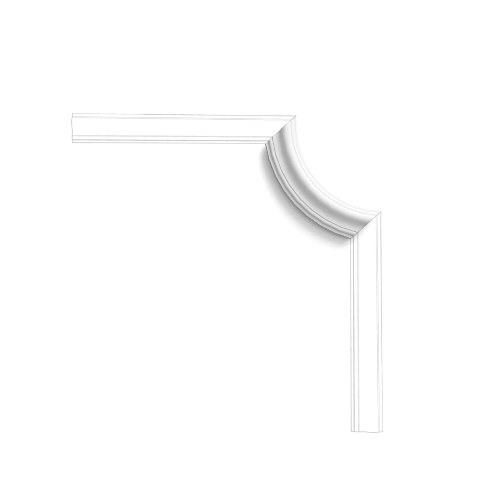 Cimaise ORAC P8030 rigide, flex et piece d'angle