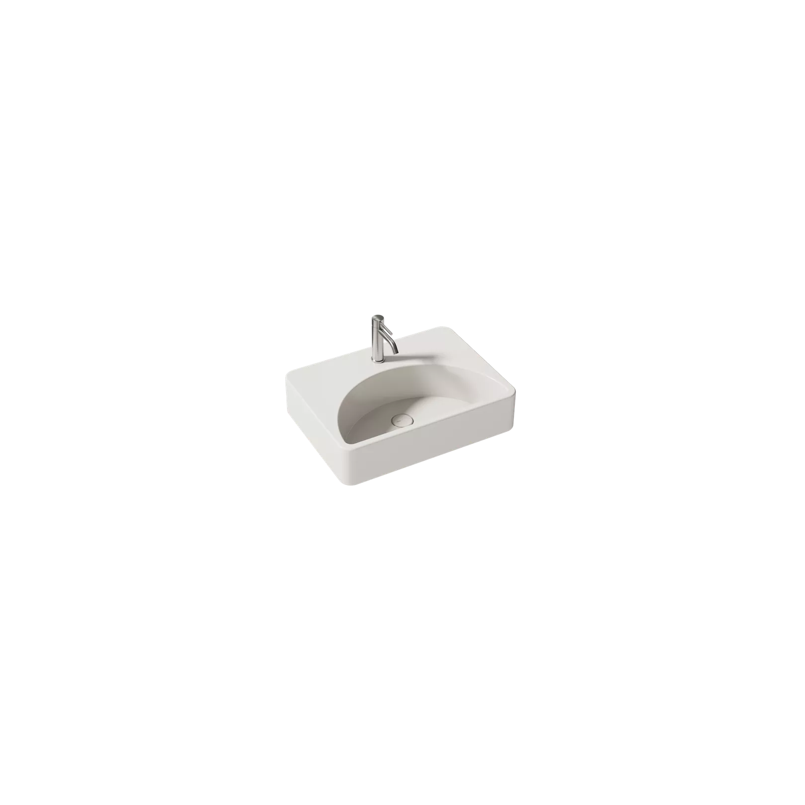 Lavabo, vasque à poser LUNARIS 61x45