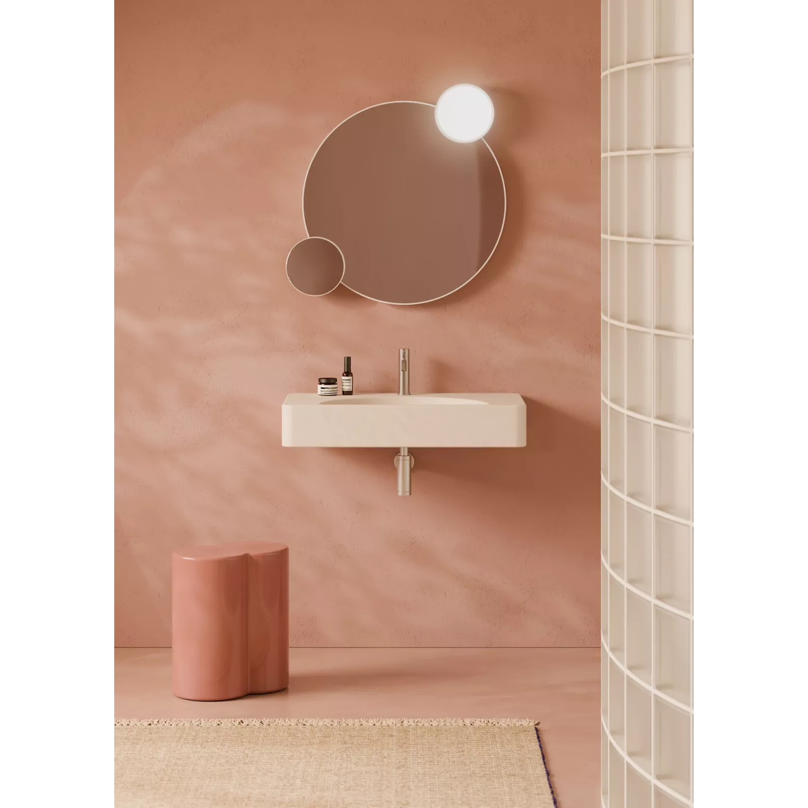 Lavabo, vasque à poser LUNARIS 81x45