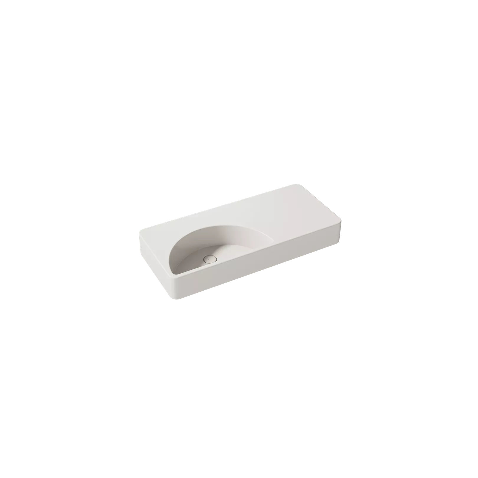Lavabo, vasque à poser LUNARIS 101x45