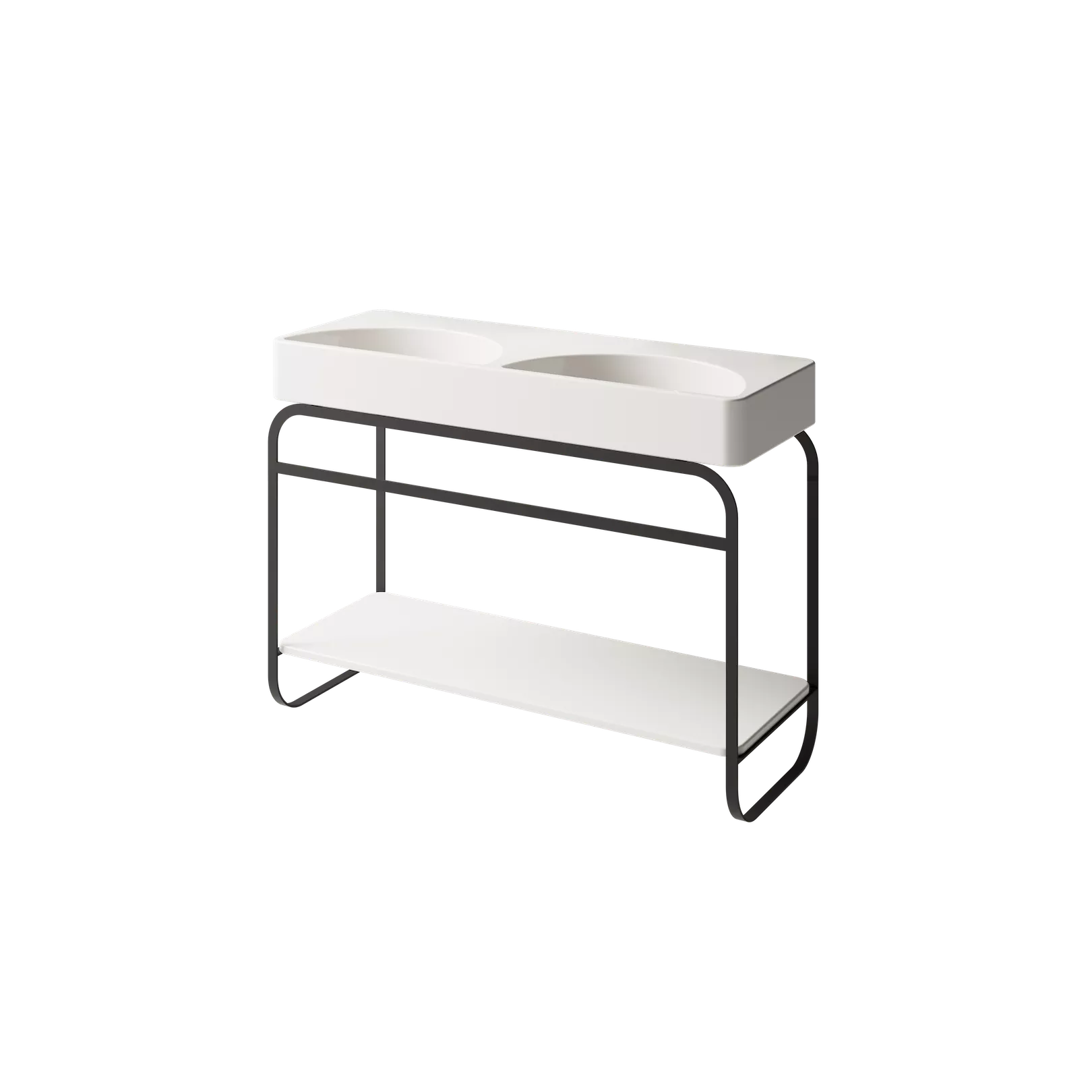 Structure meuble bain pour vasque a poser LUNARIS - STRUCTURA 121