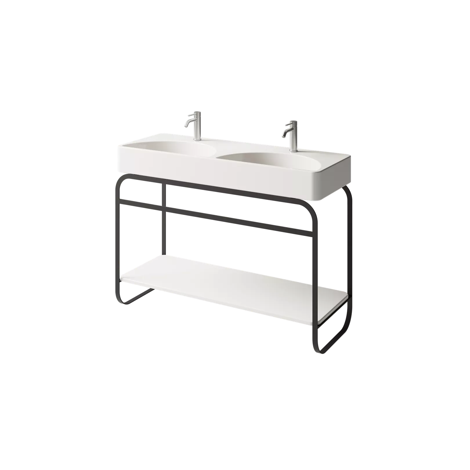 Structure meuble bain pour vasque a poser LUNARIS - STRUCTURA 121