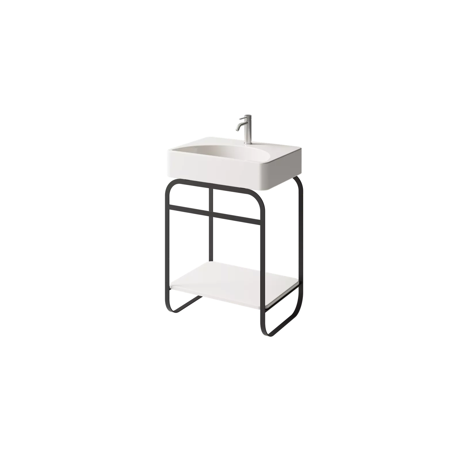 Structure meuble bain pour vasque a poser LUNARIS - STRUCTURA 61