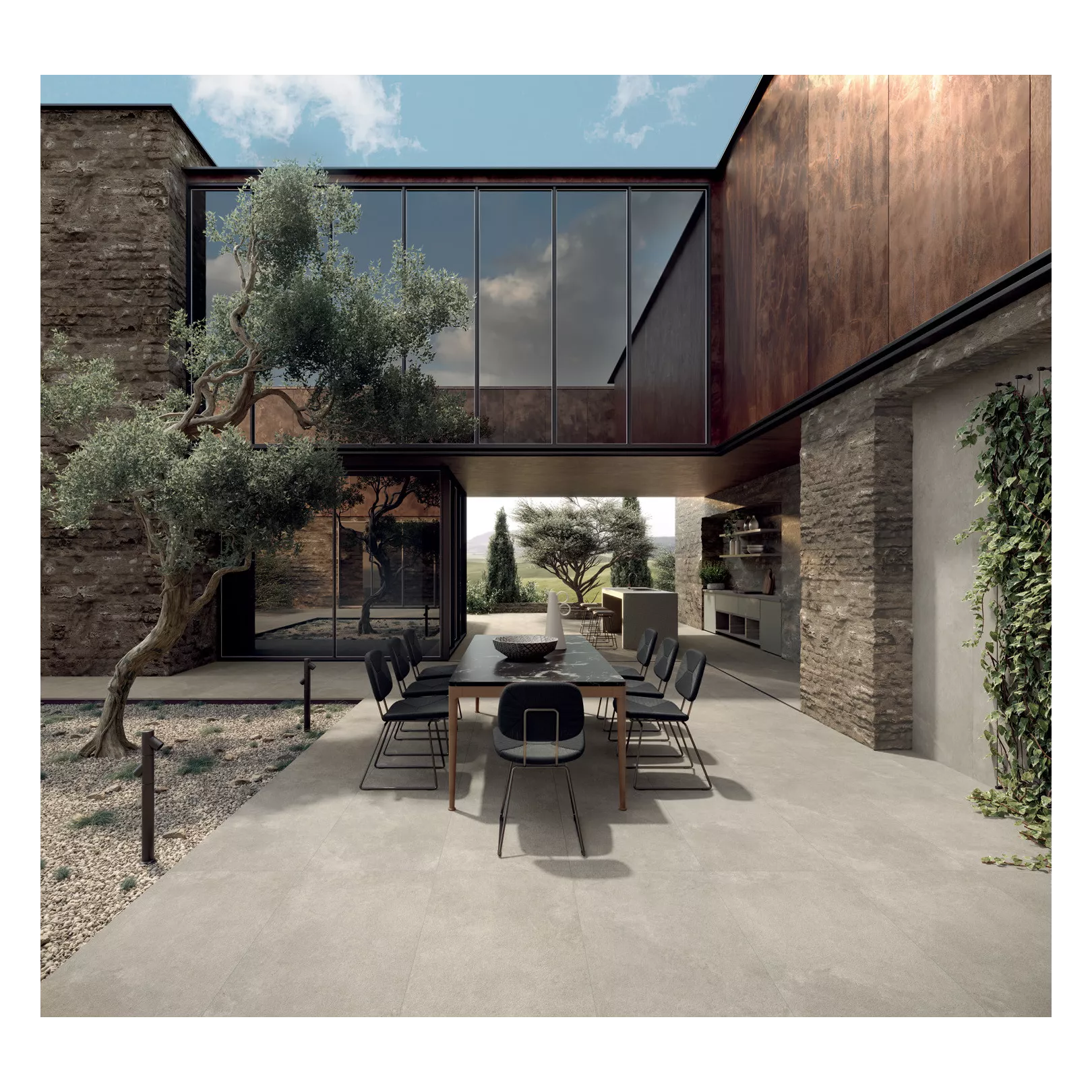Carrelage grès cérame SOLARIS 20mm Extérieur