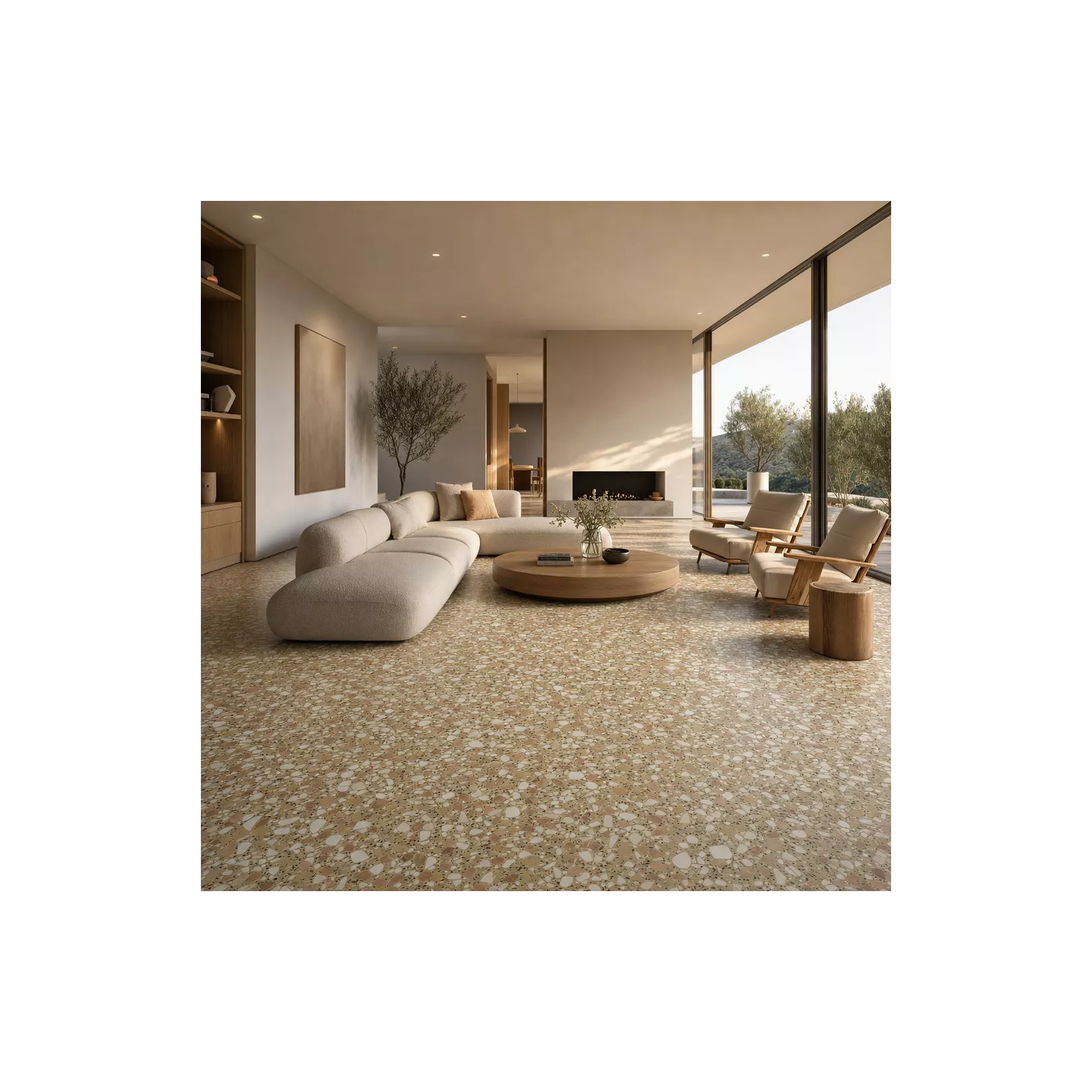 Carreau Terrazzo CARAMELO