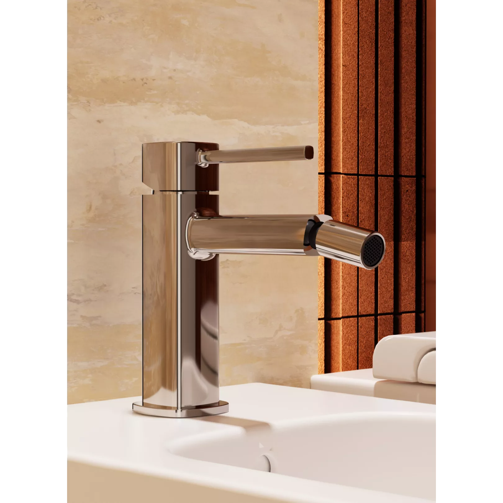 Robinet mitigeur Modena à poser pour bidet