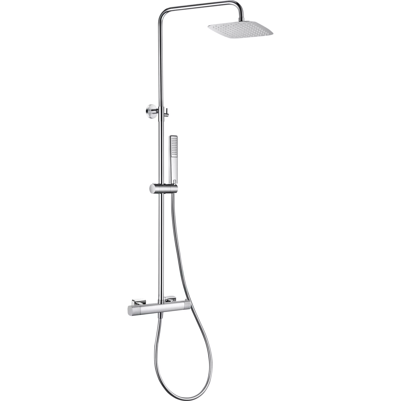 Colonne de douche murale externe PURE Thermostatique
